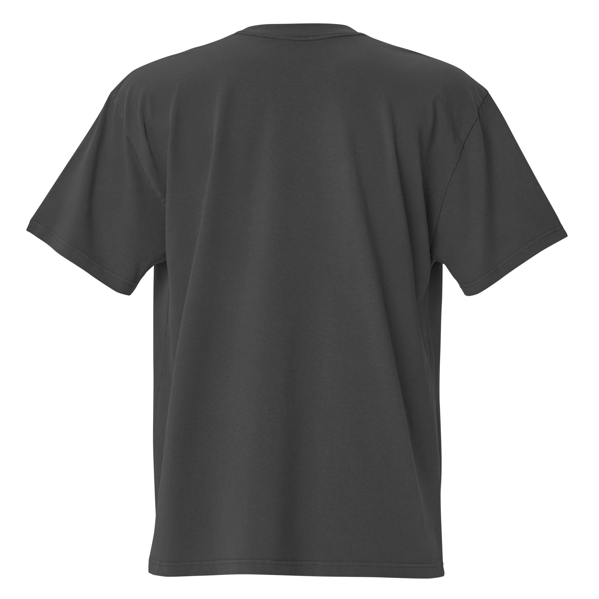 Wolf Print Oversized faded t-shirt - ThatBoutqiueStore