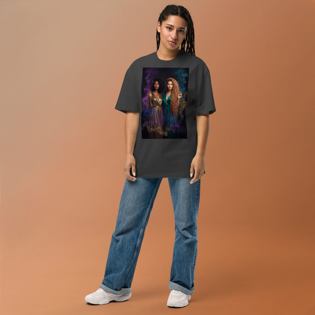 Lady G's Pray with Me Dont Play with Me Oversized faded t-shirt - ThatBoutqiueStore
