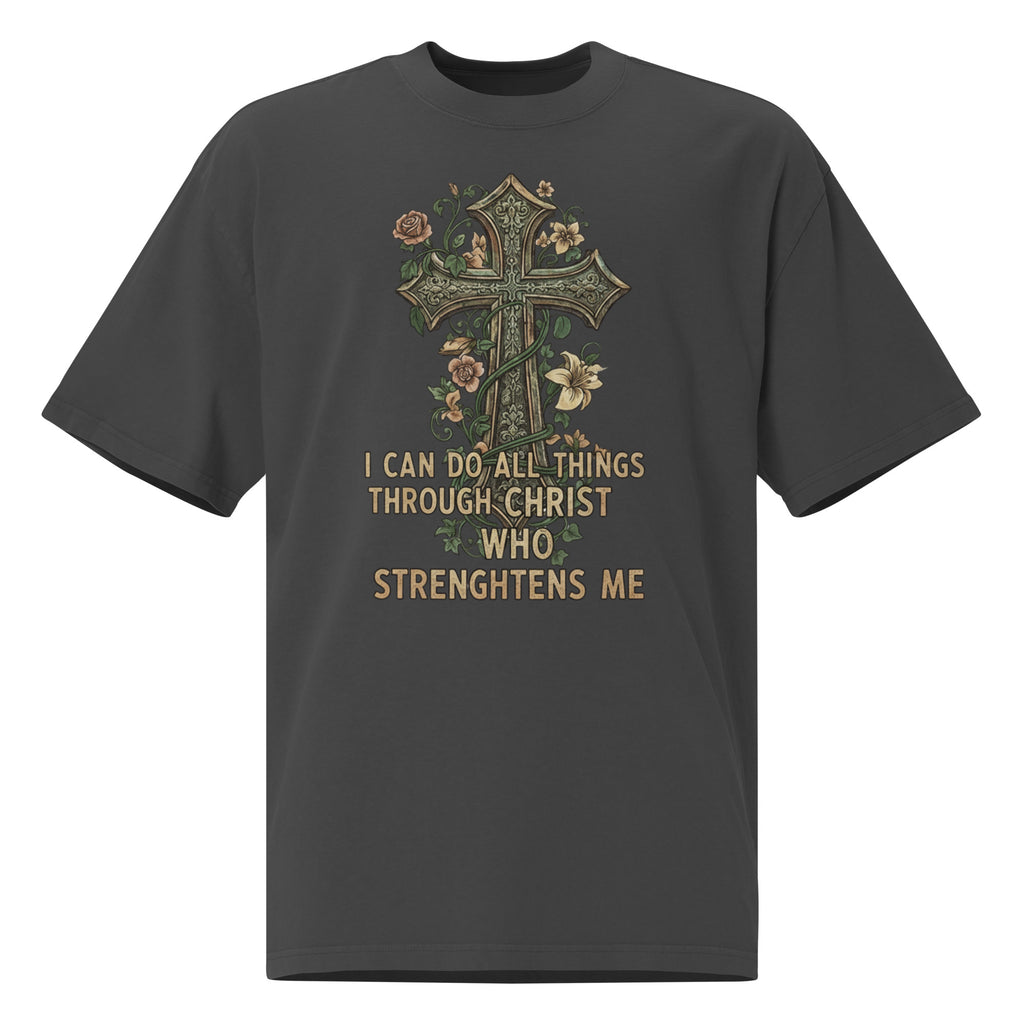 Faith & Sunflower Unisex Oversized Faded T-Shirt - ThatBoutqiueStore