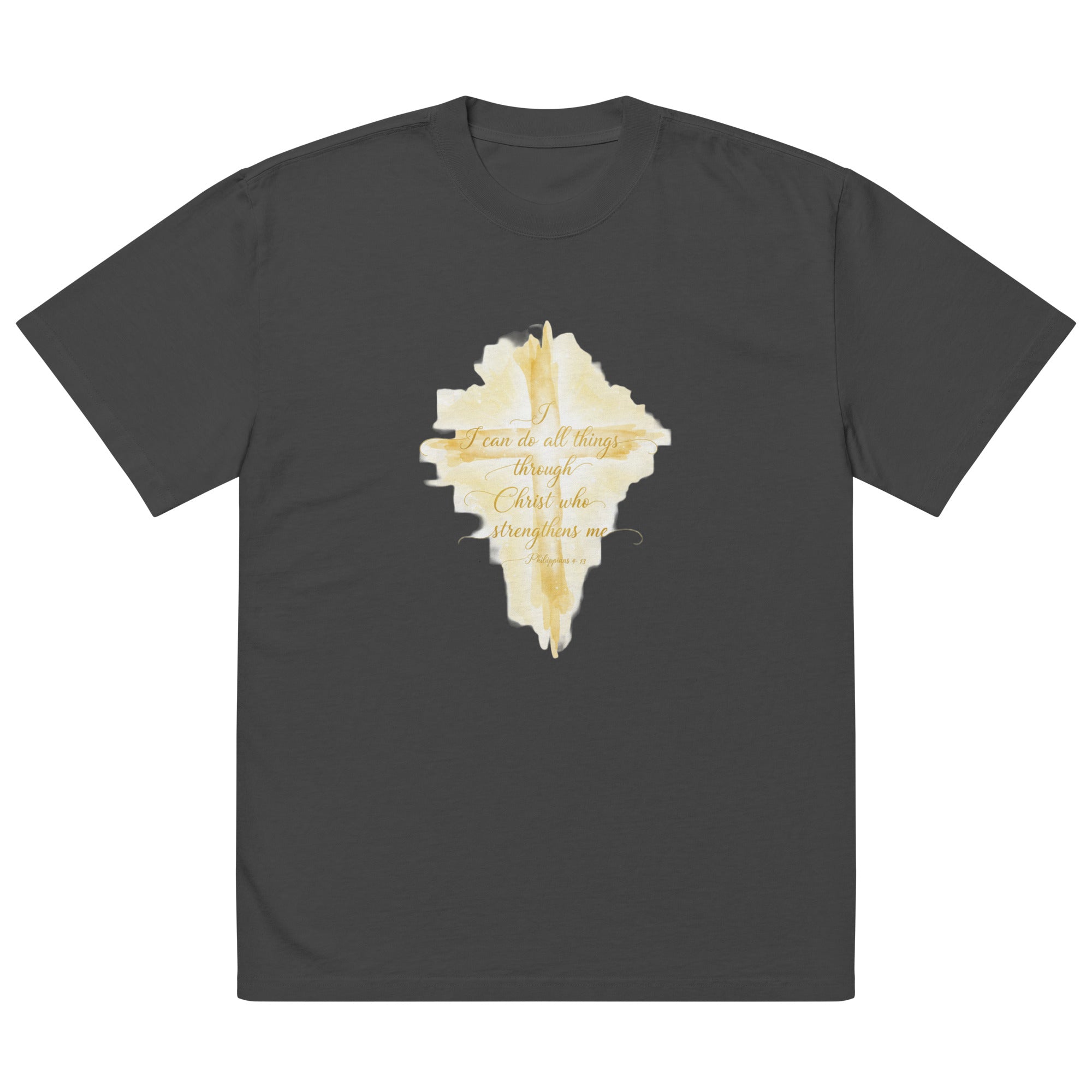 Psalm 23:4 Oversized Faded T-Shirt - ThatBoutqiueStore