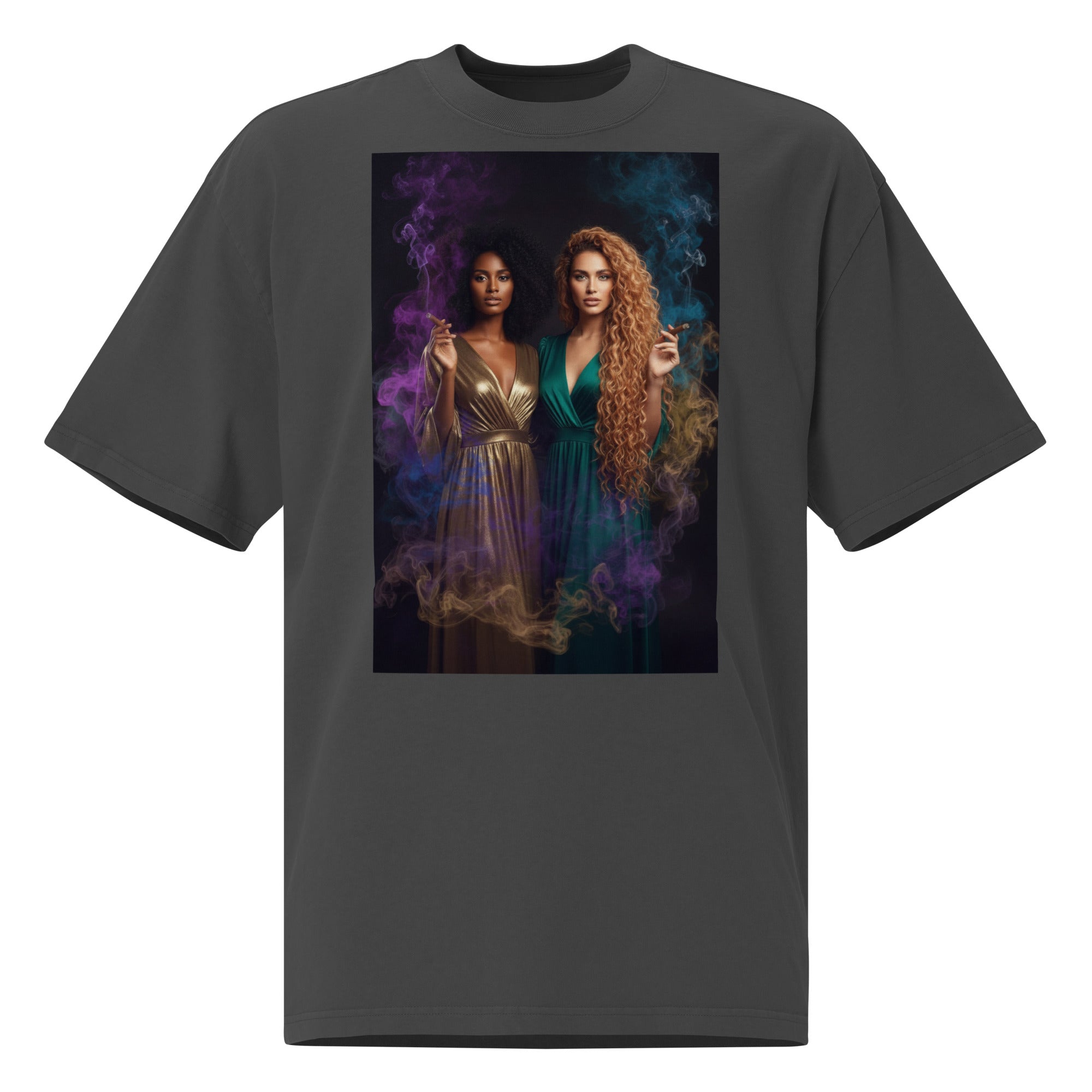 Lady G's Pray with Me Dont Play with Me Oversized faded t-shirt - ThatBoutqiueStore