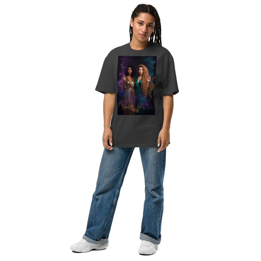 Lady G's Pray with Me Dont Play with Me Oversized faded t-shirt - ThatBoutqiueStore