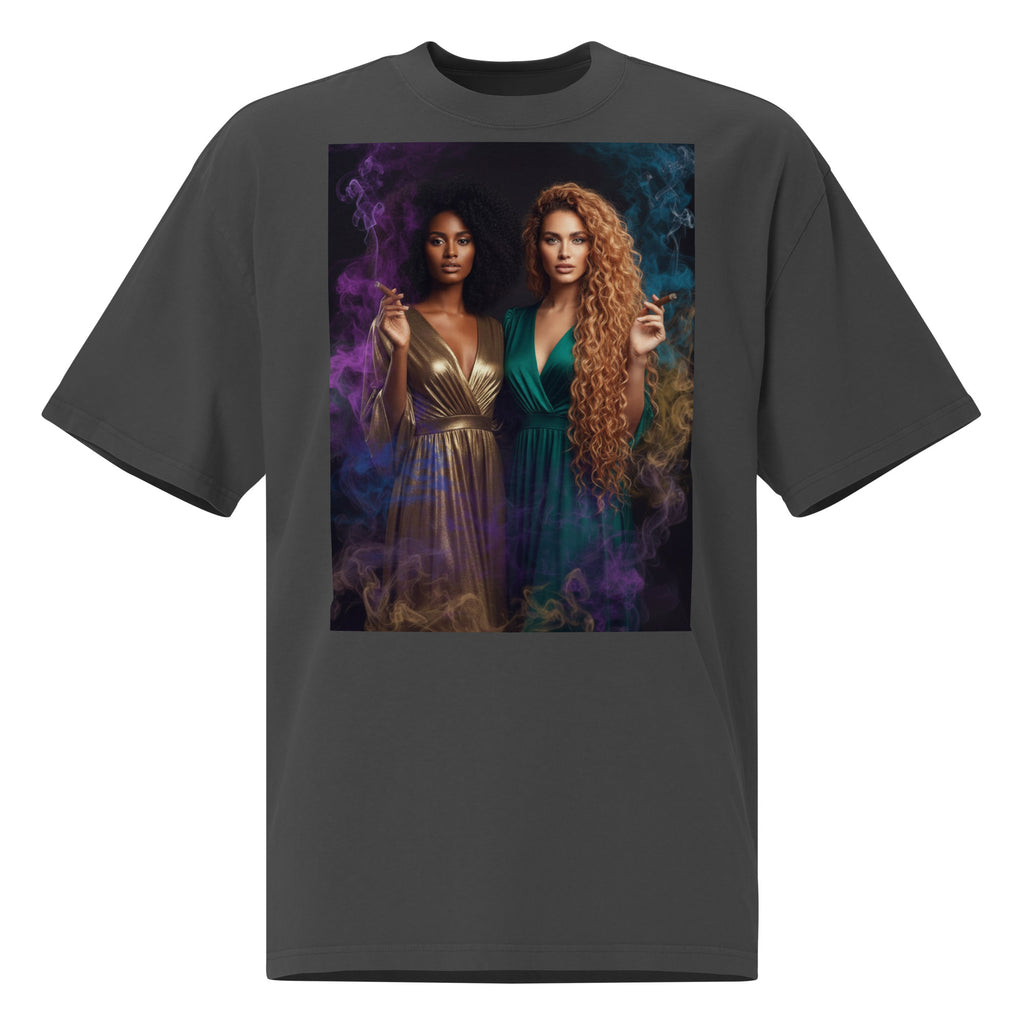 Lady G's Showin' Out Oversized Faded T-Shirt - ThatBoutqiueStore
