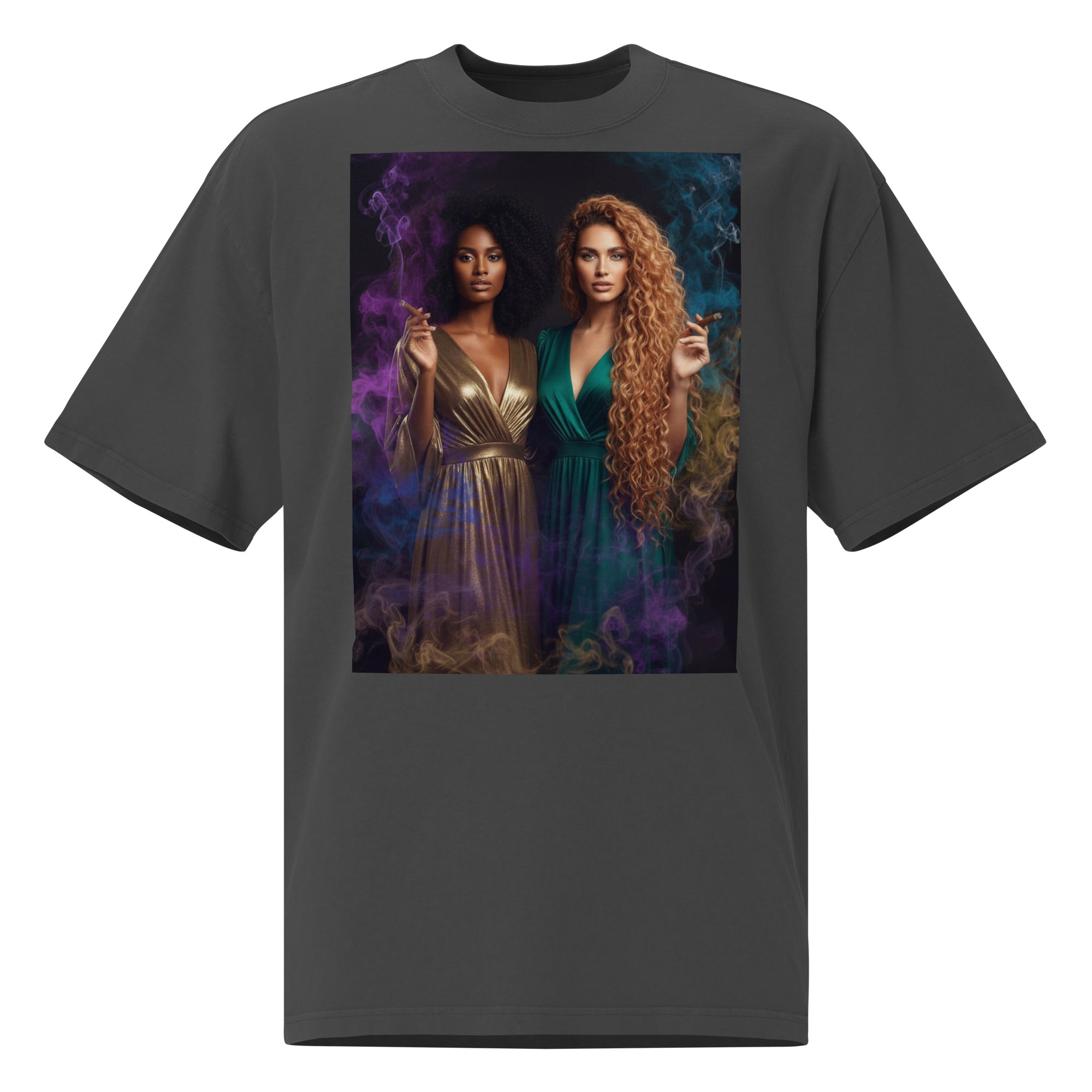 Lady G's Showin' Out Oversized Faded T-Shirt - ThatBoutqiueStore