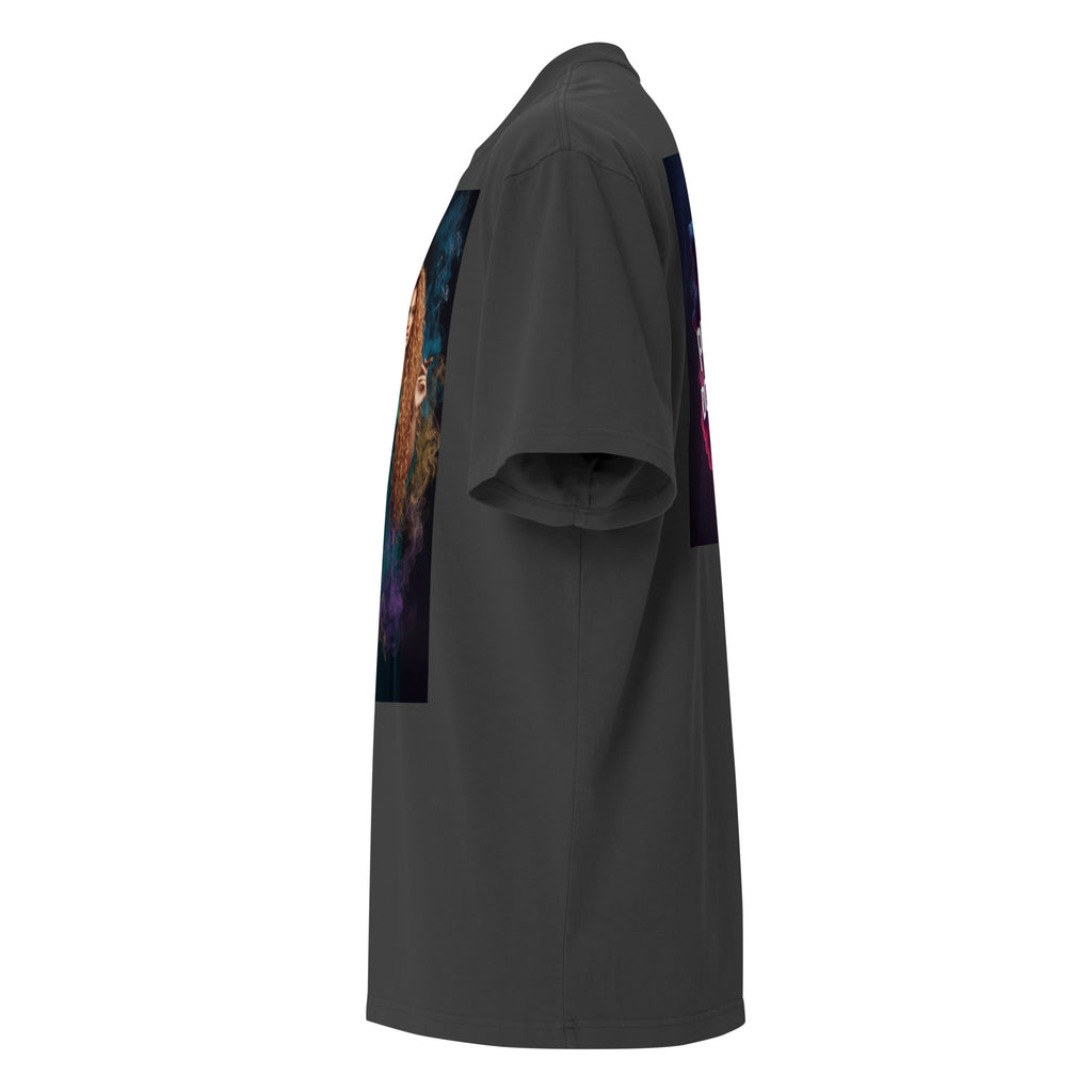 Lady G's Pray with Me Dont Play with Me Oversized faded t-shirt - ThatBoutqiueStore