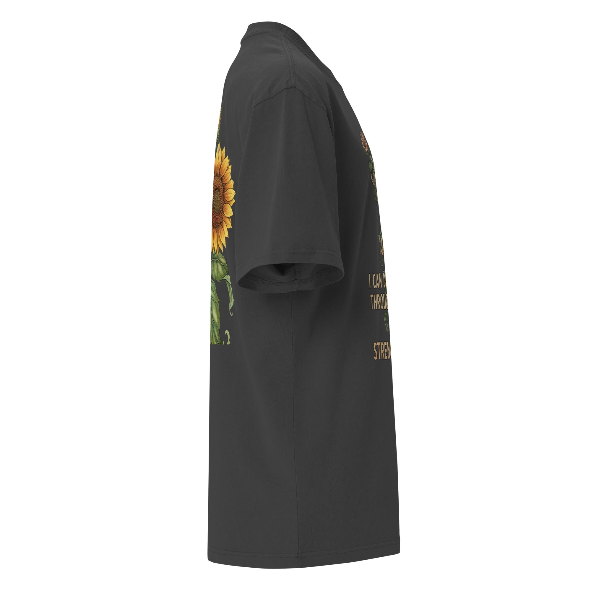 Faith & Sunflower Unisex Oversized Faded T-Shirt - ThatBoutqiueStore