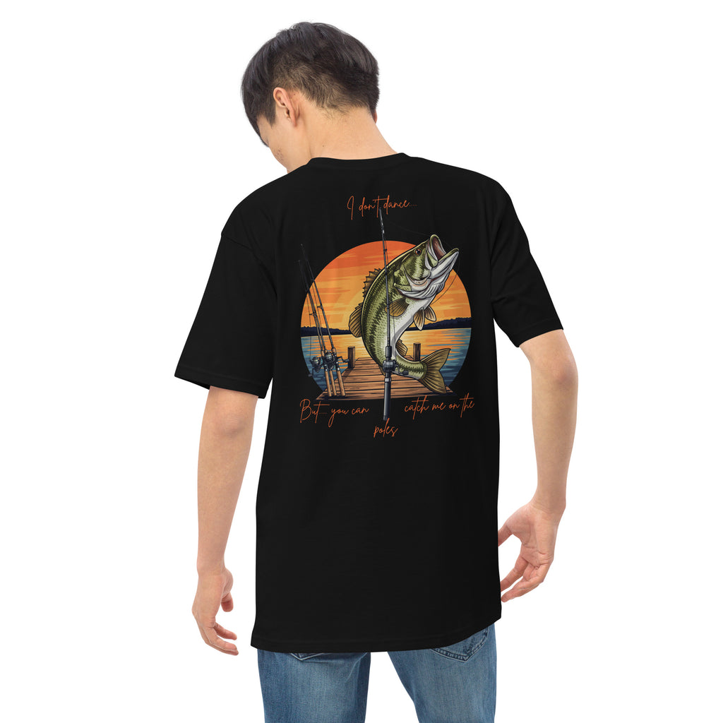 Pole Dancin with Pretty Lady on front Men’s premium heavyweight tee - ThatBoutqiueStore