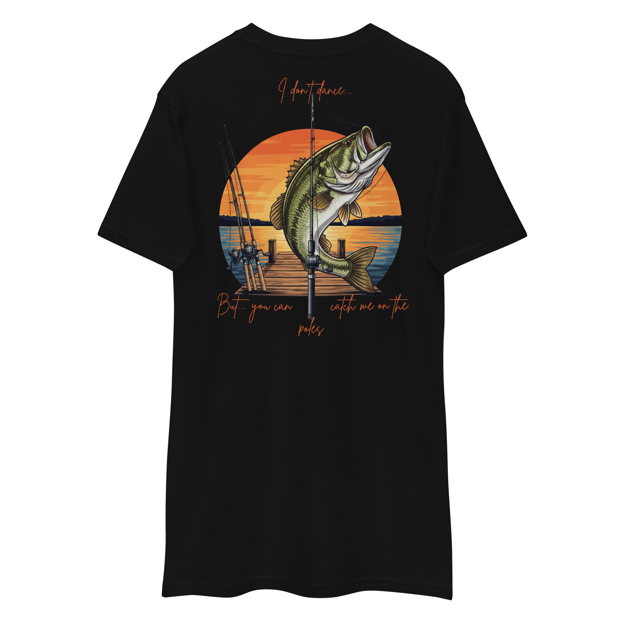 Pole Dancin with Pretty Lady on front Men’s premium heavyweight tee - ThatBoutqiueStore