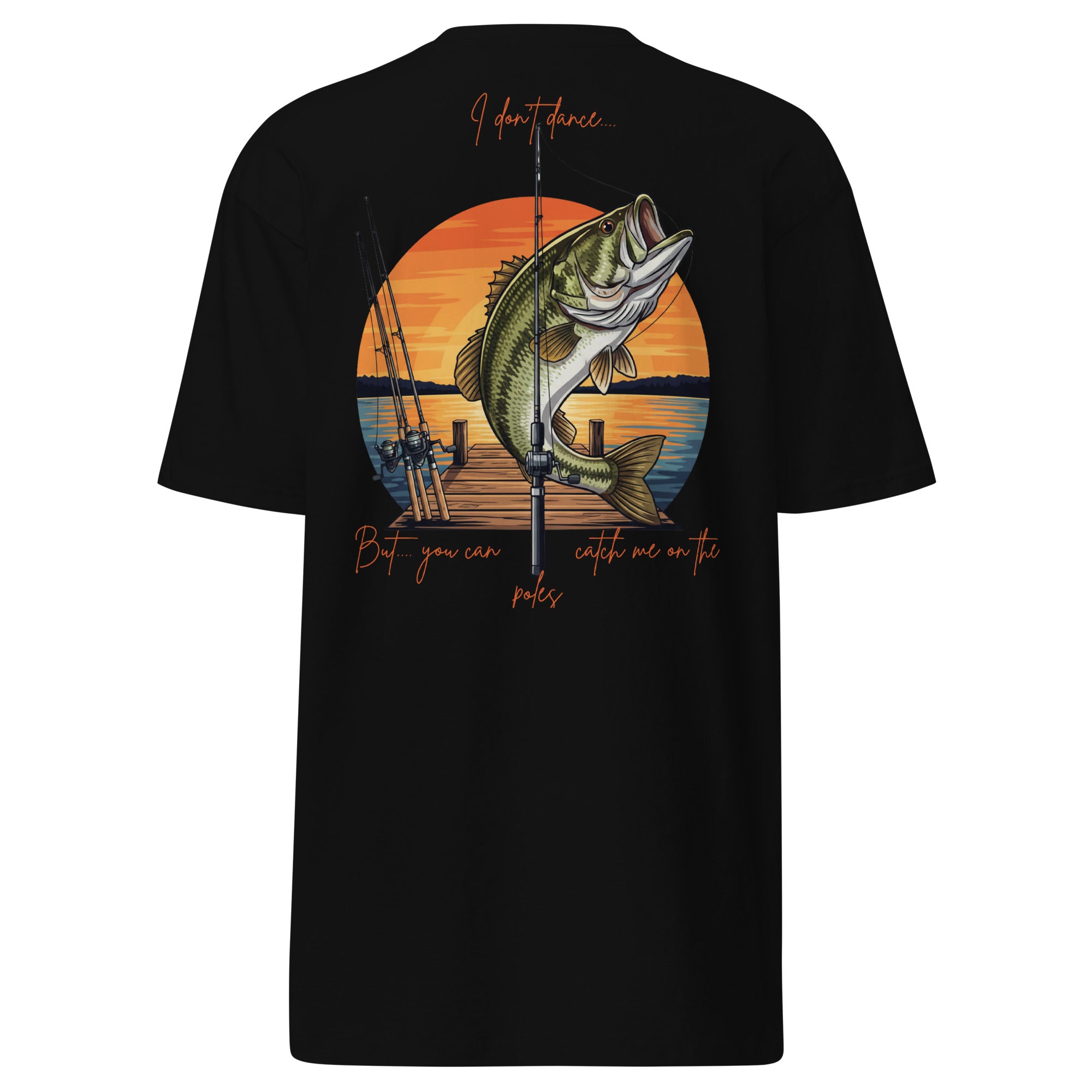 Pole Dancin with Pretty Lady on front Men’s premium heavyweight tee - ThatBoutqiueStore