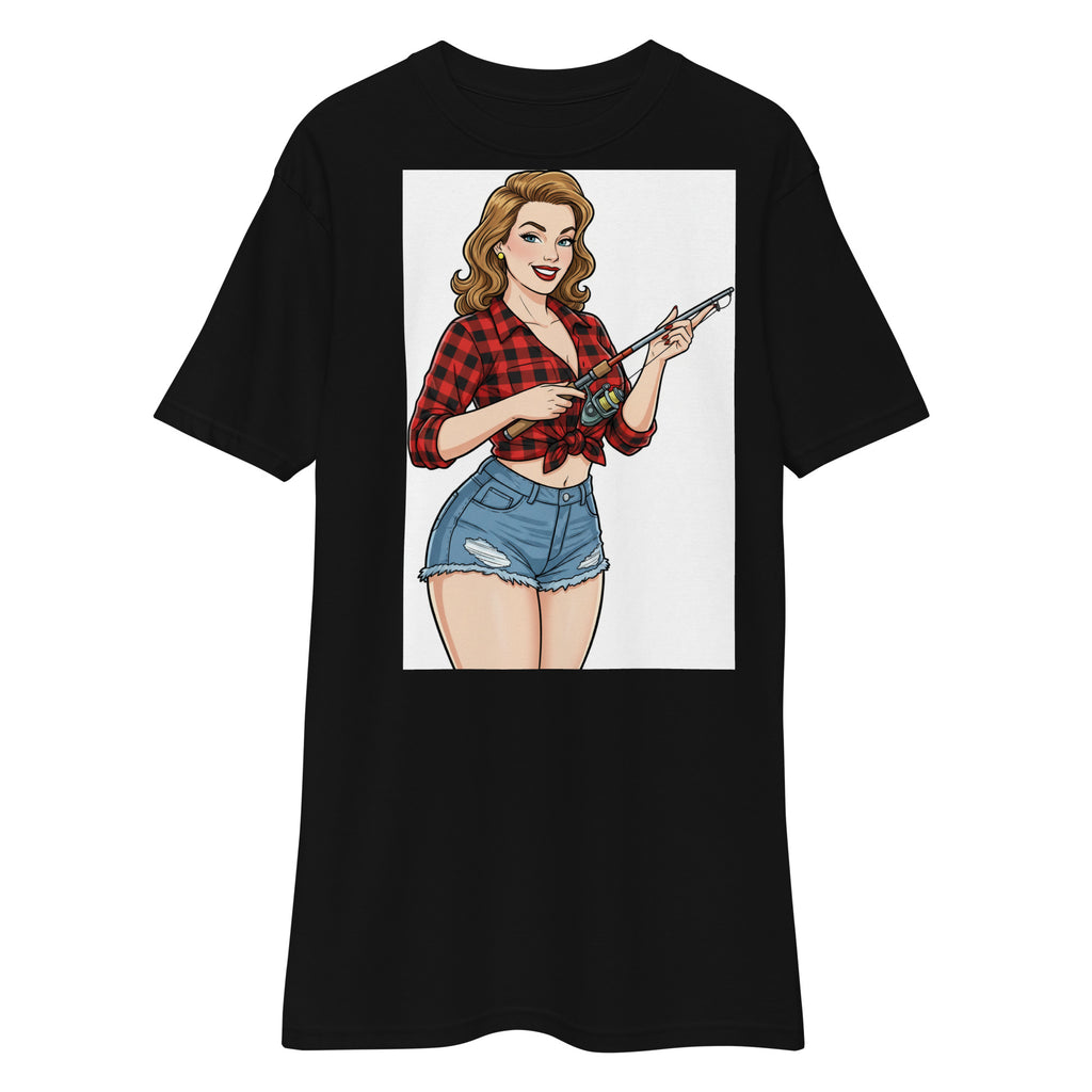 Pole Dancin with Pretty Lady on front Men’s premium heavyweight tee - ThatBoutqiueStore