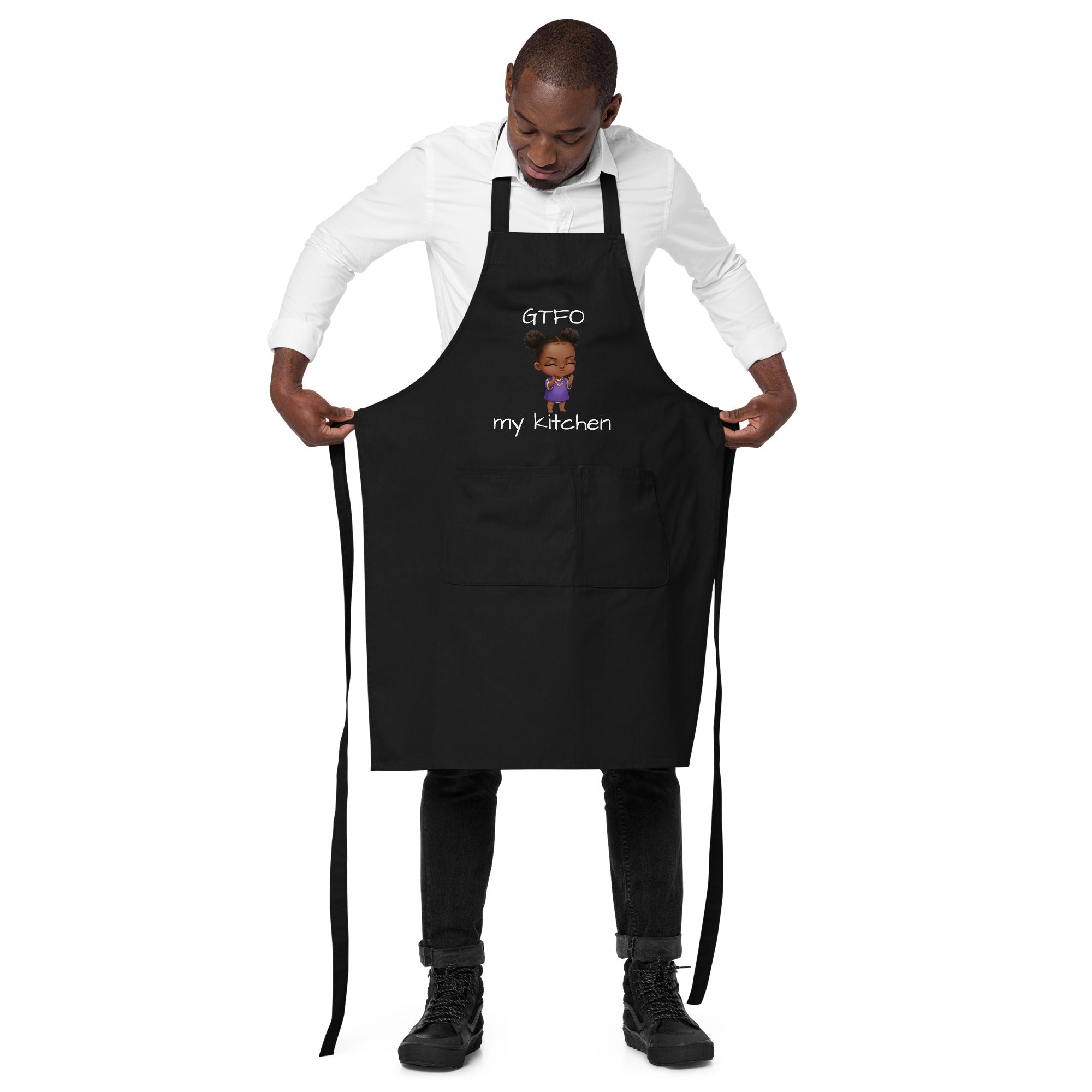 SassholeNation My Kitchen Organic cotton apron - ThatBoutqiueStore