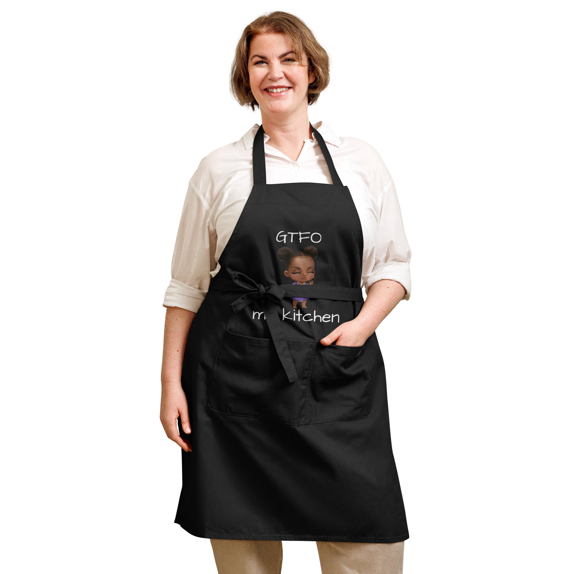SassholeNation My Kitchen Organic cotton apron - ThatBoutqiueStore
