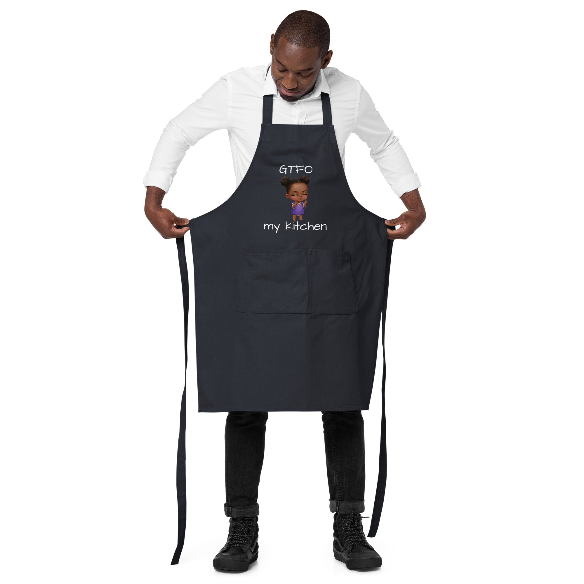 SassholeNation My Kitchen Organic cotton apron - ThatBoutqiueStore