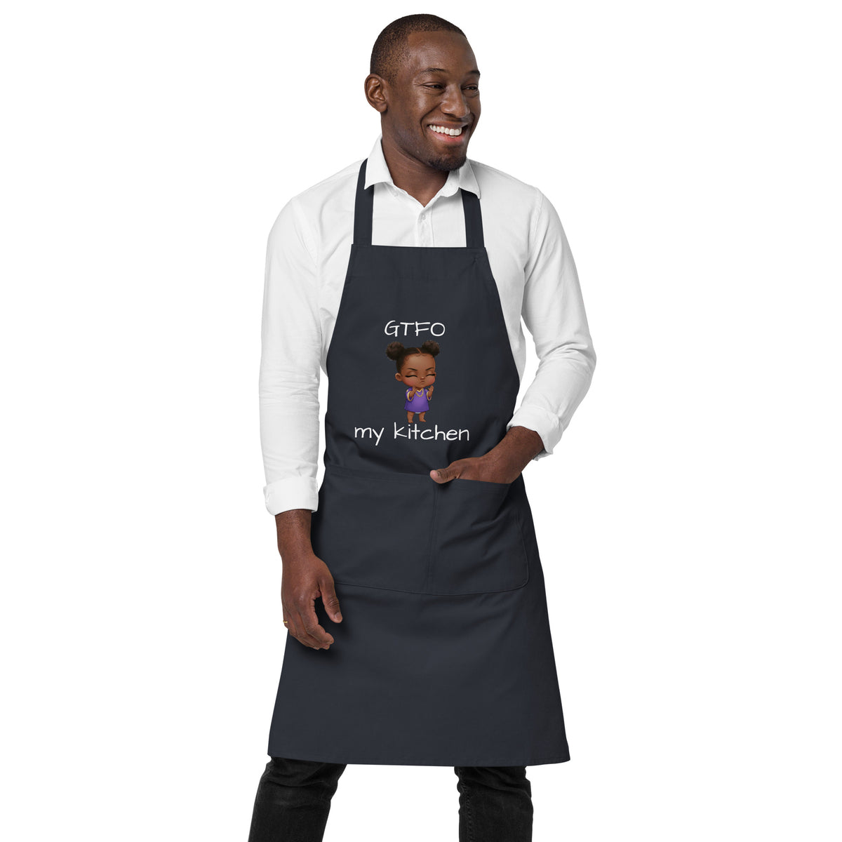 SassholeNation My Kitchen Organic cotton apron - ThatBoutqiueStore