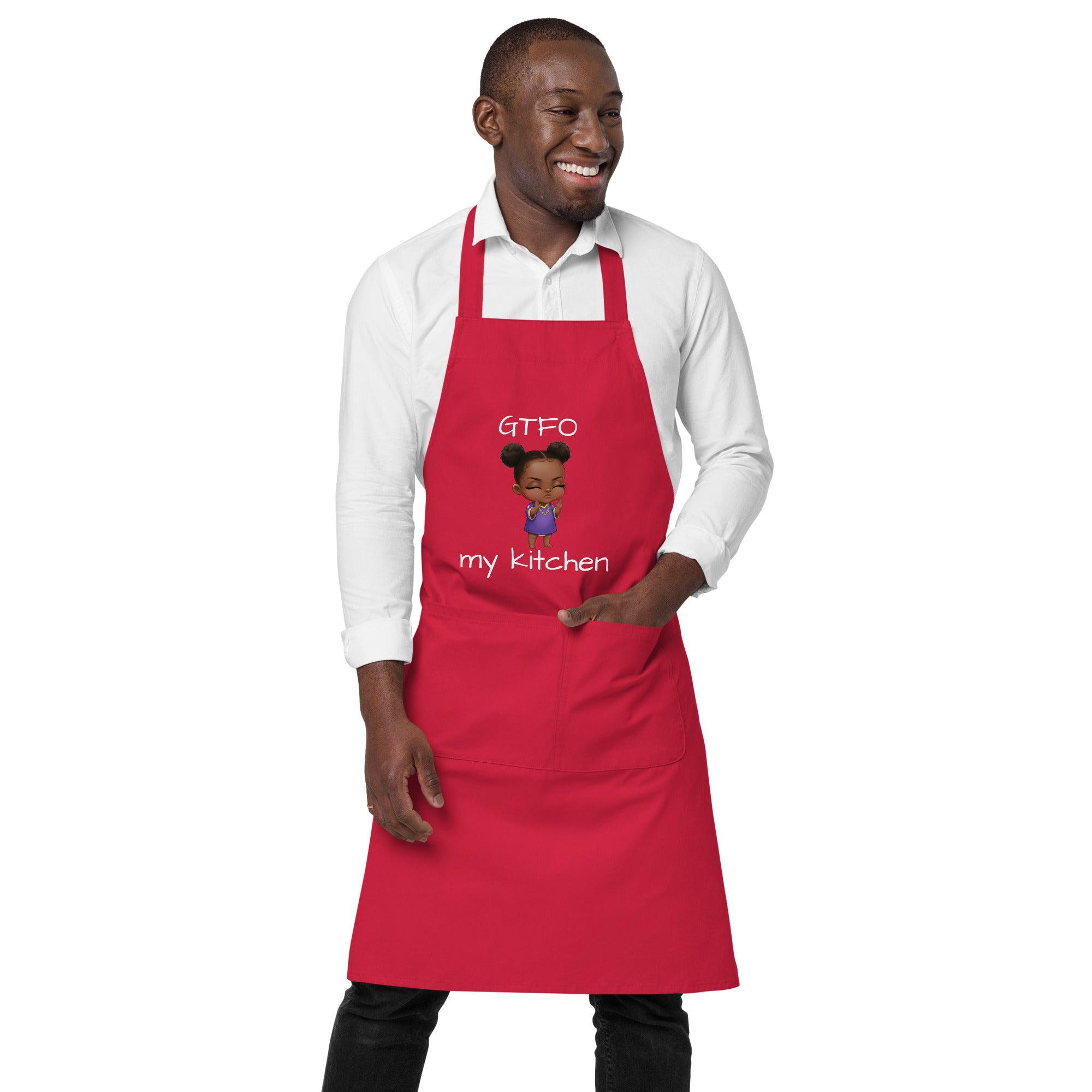 SassholeNation My Kitchen Organic cotton apron - ThatBoutqiueStore