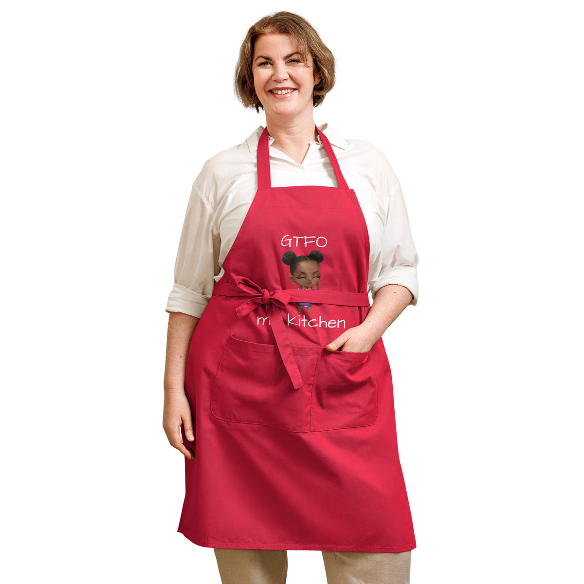 SassholeNation My Kitchen Organic cotton apron - ThatBoutqiueStore