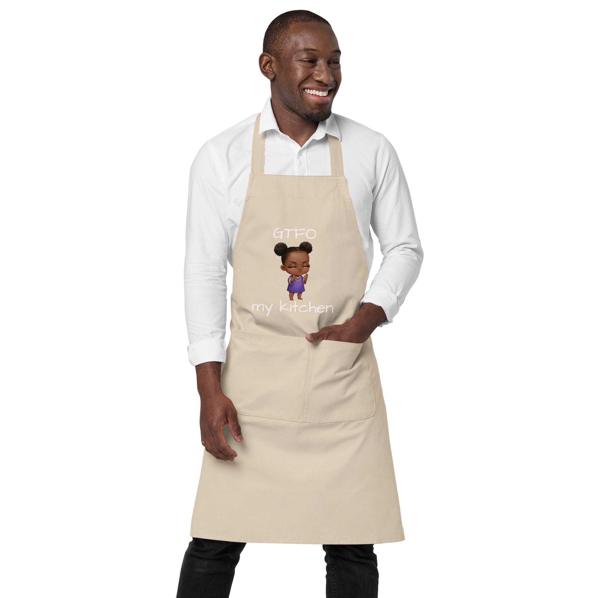 SassholeNation My Kitchen Organic cotton apron - ThatBoutqiueStore