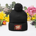 Mentally Spicy Handle with Care Pom-Pom Beanie - ThatBoutqiueStore