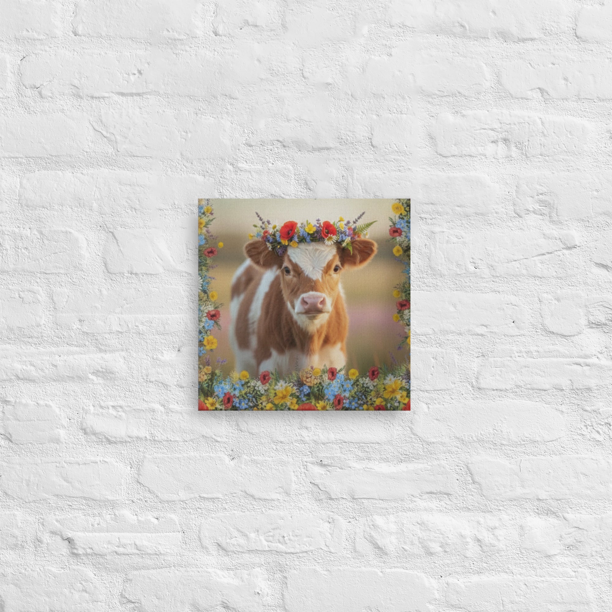 Cozy Heifer — Canvas Print - ThatBoutqiueStore