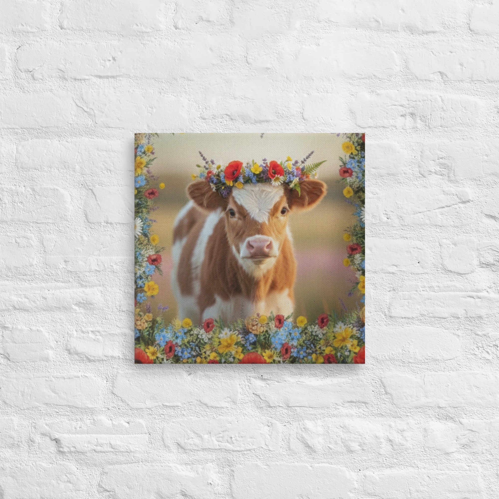 Cozy Heifer — Canvas Print - ThatBoutqiueStore