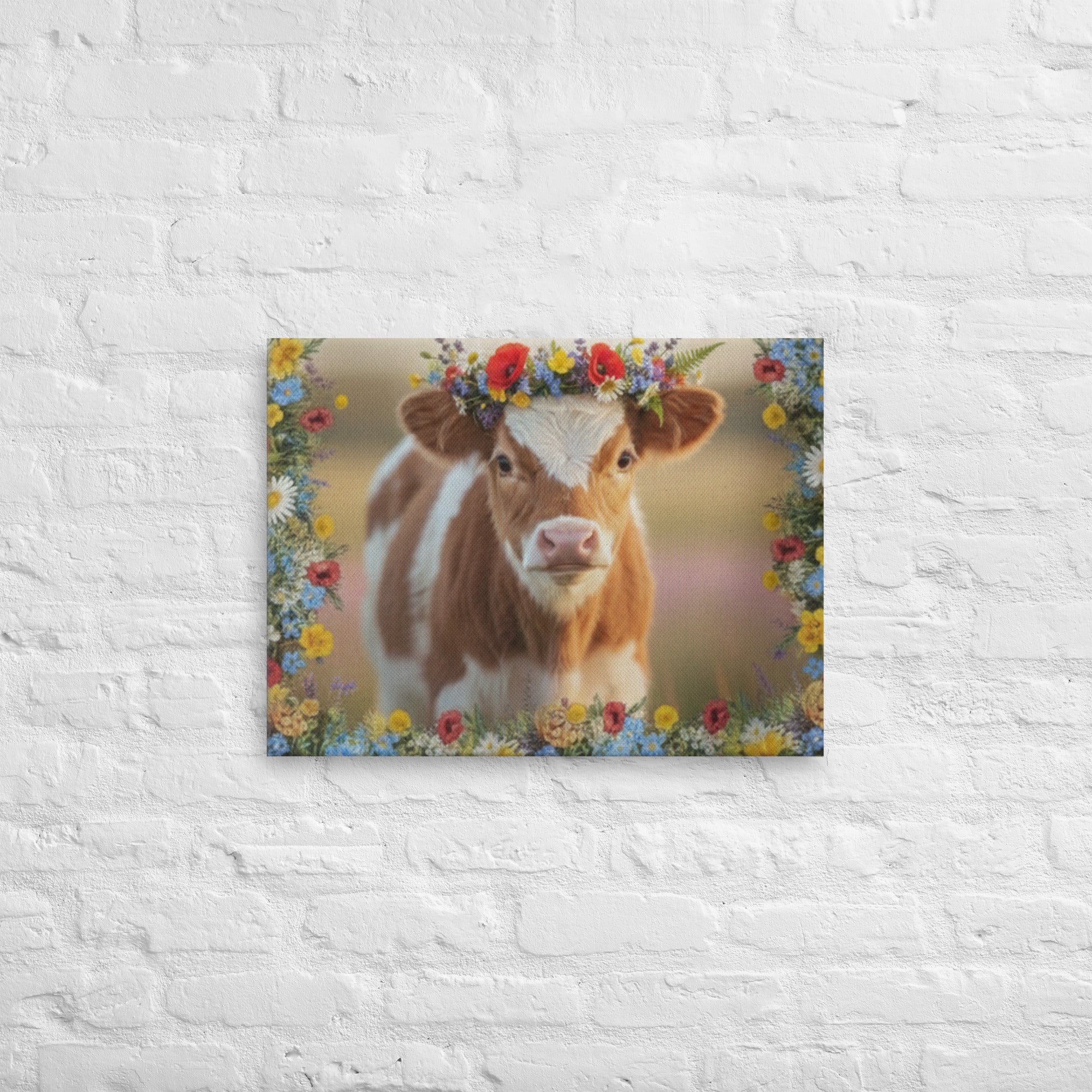 Cozy Heifer — Canvas Print - ThatBoutqiueStore