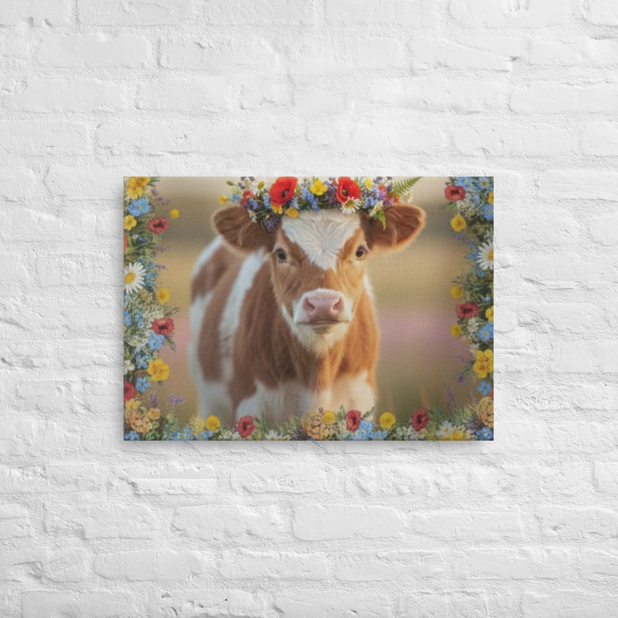 Cozy Heifer — Canvas Print - ThatBoutqiueStore
