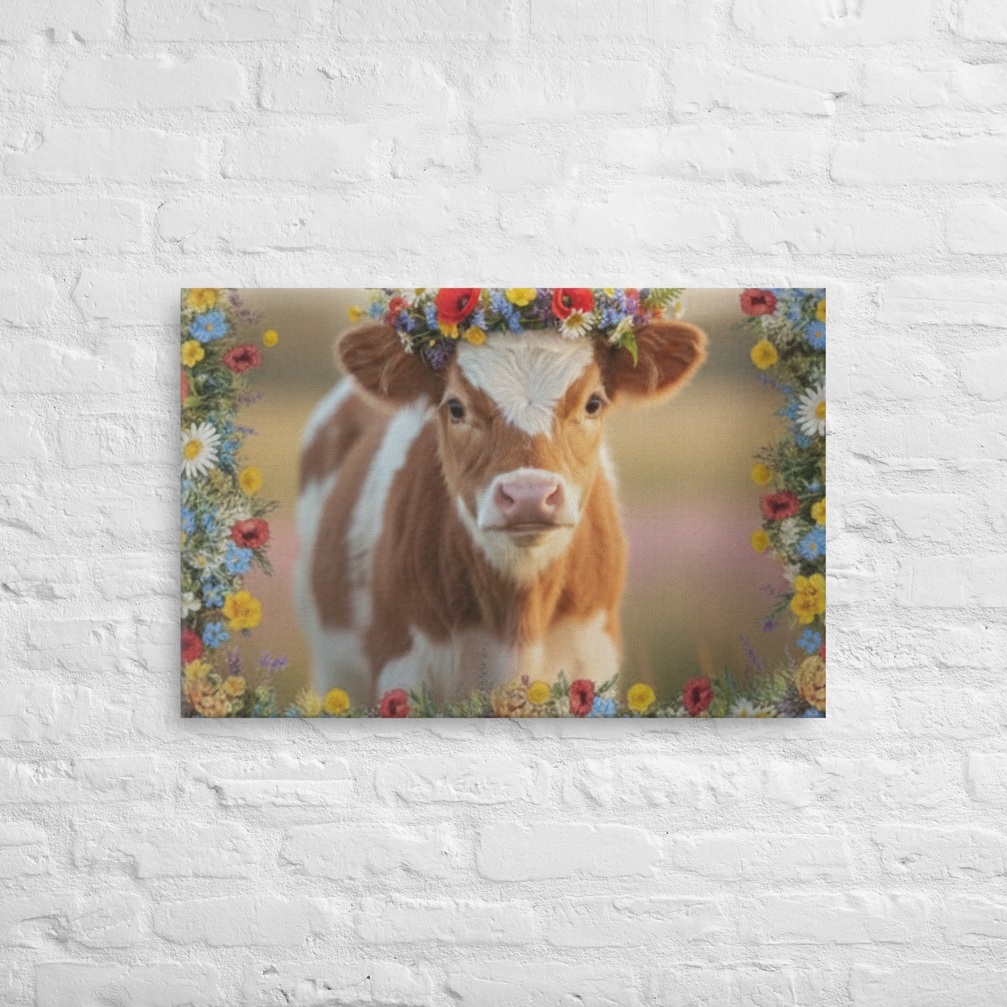 Cozy Heifer — Canvas Print - ThatBoutqiueStore