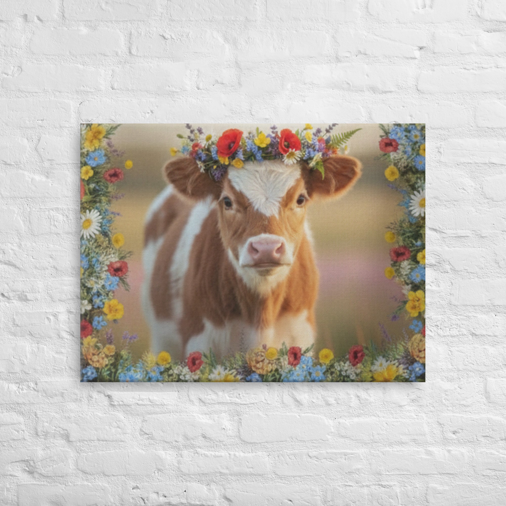 Cozy Heifer — Canvas Print - ThatBoutqiueStore