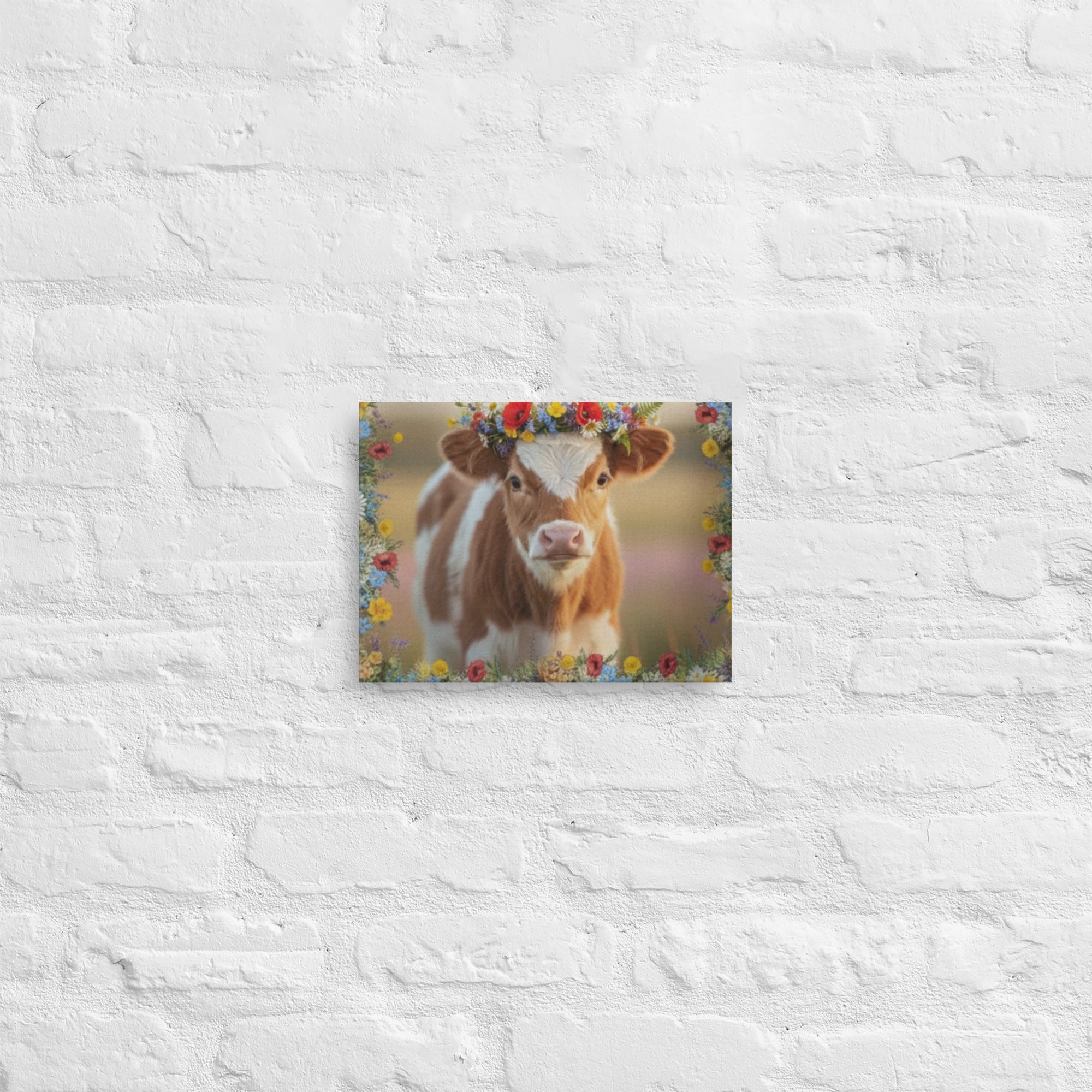 Cozy Heifer — Canvas Print - ThatBoutqiueStore
