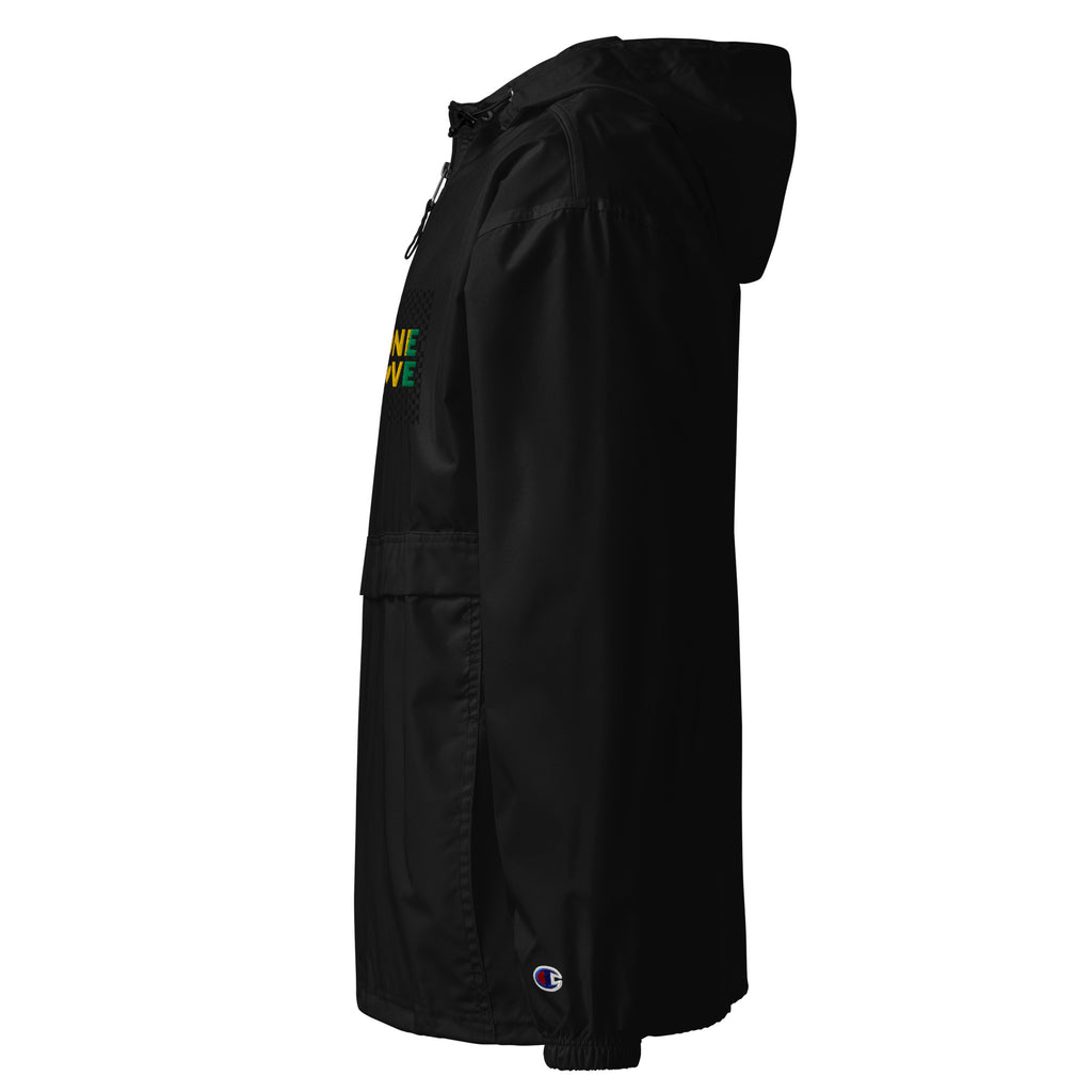 One Love Embroidered Champion Packable Jacket - ThatBoutqiueStore