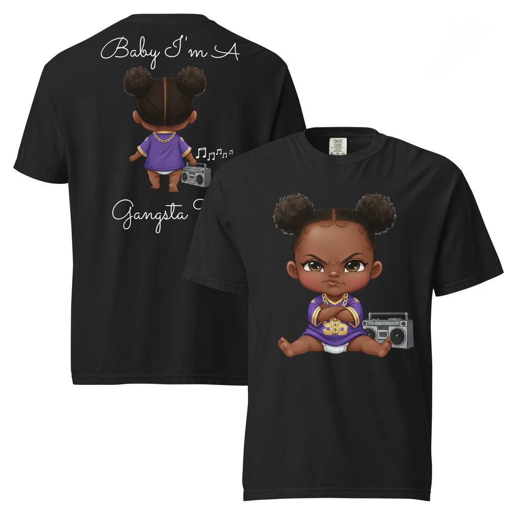 Lil Miss Sasshole Unisex garment-dyed heavyweight t-shirt - ThatBoutqiueStore