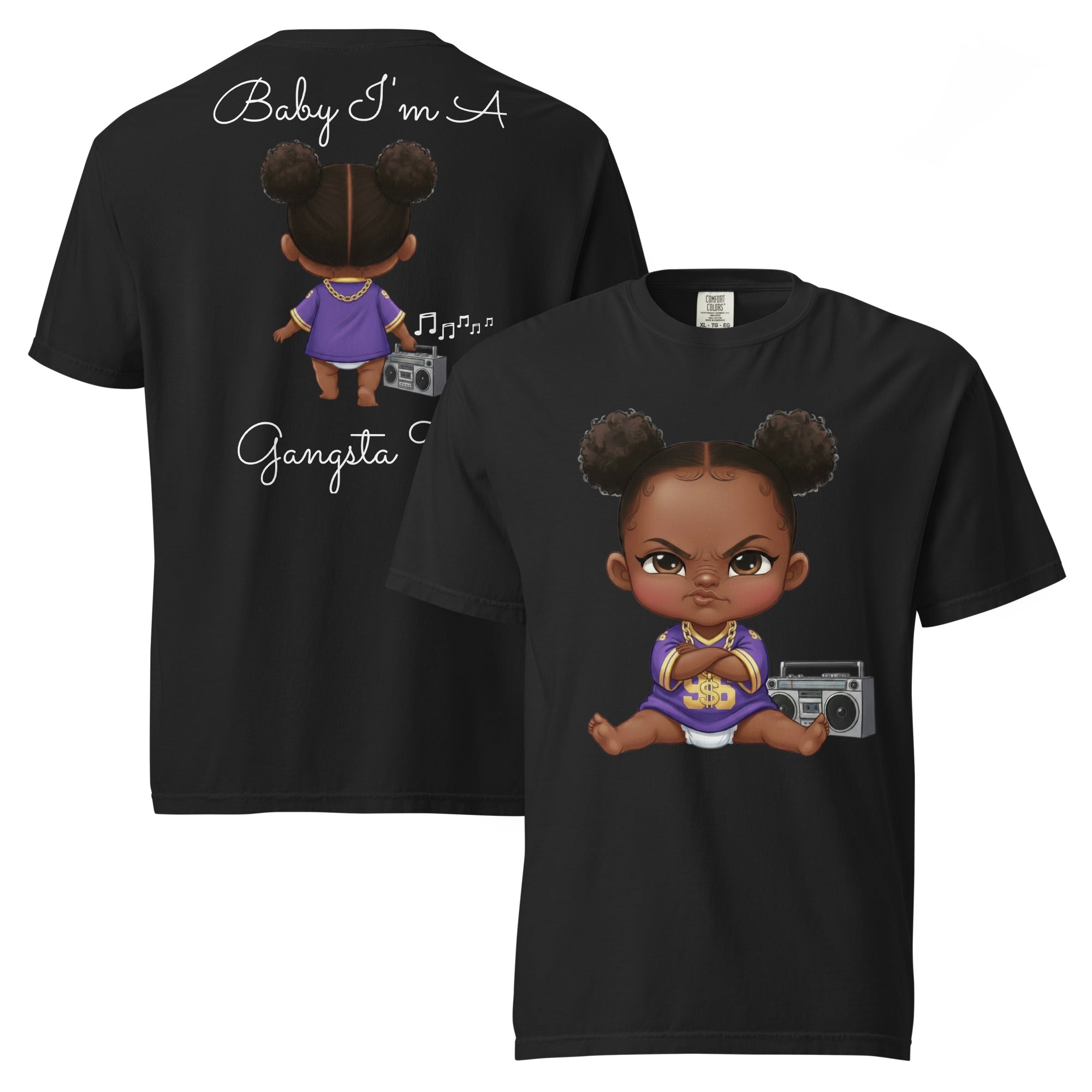 Lil Miss Sasshole Unisex garment-dyed heavyweight t-shirt - ThatBoutqiueStore