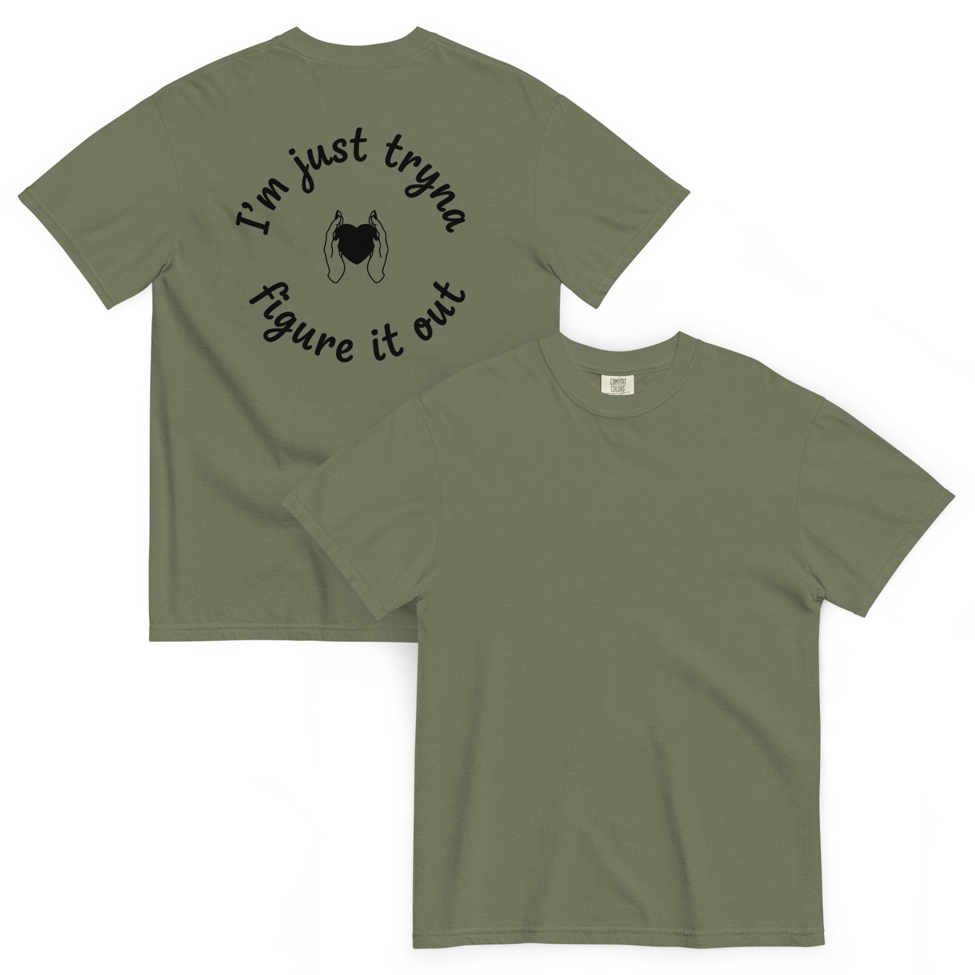I'm Just Tryna Figure It Out Unisex garment-dyed heavyweight t-shirt - ThatBoutqiueStore