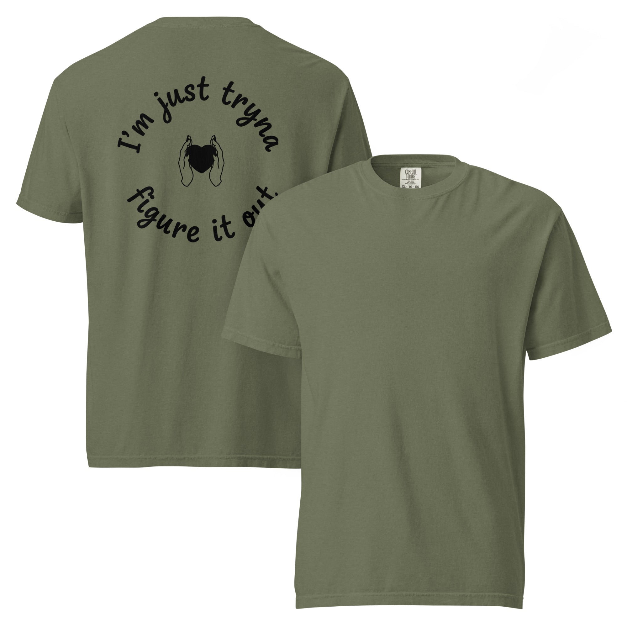 I'm Just Tryna Figure It Out Unisex garment-dyed heavyweight t-shirt - ThatBoutqiueStore
