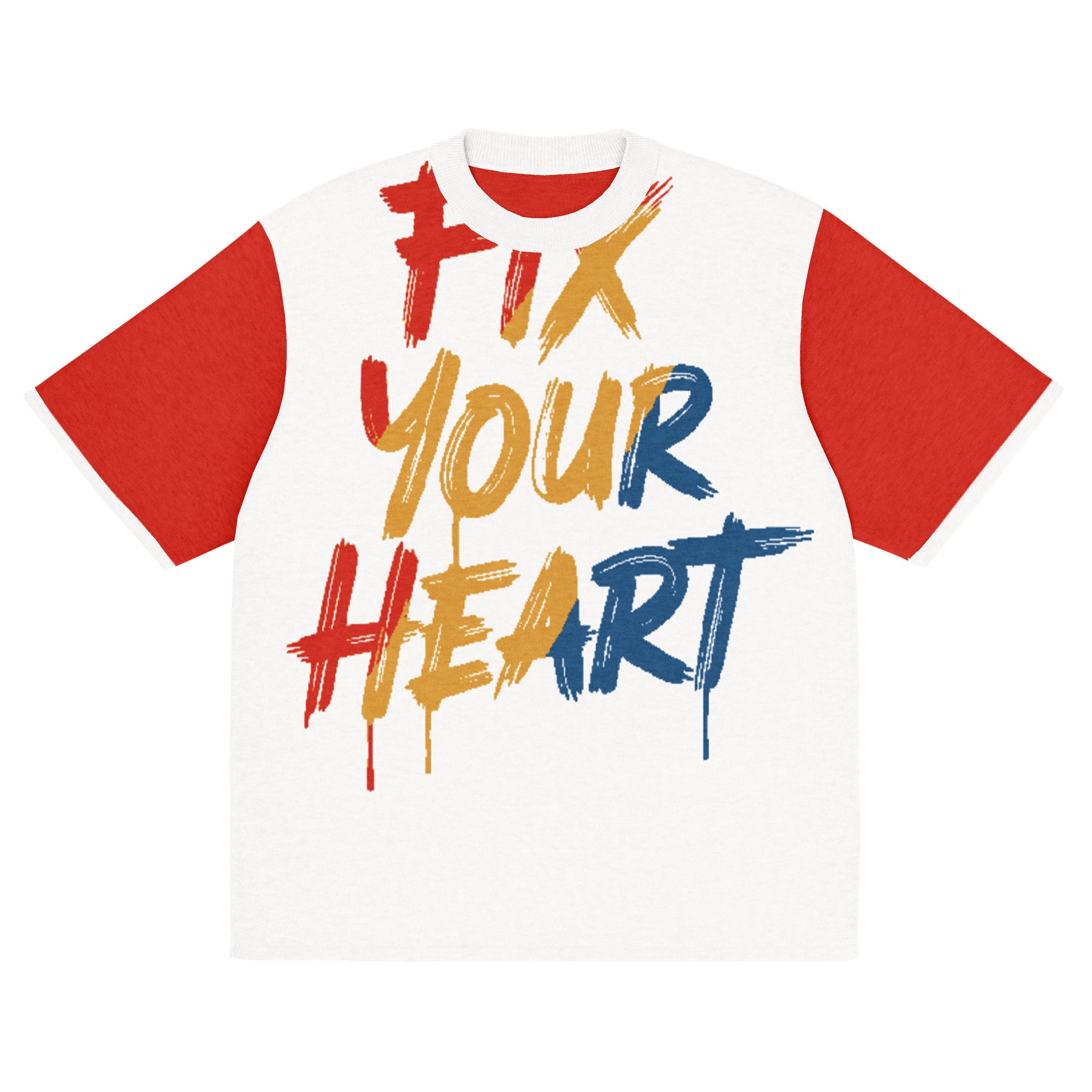 Fix Your Heart Knitted classic tee - ThatBoutqiueStore