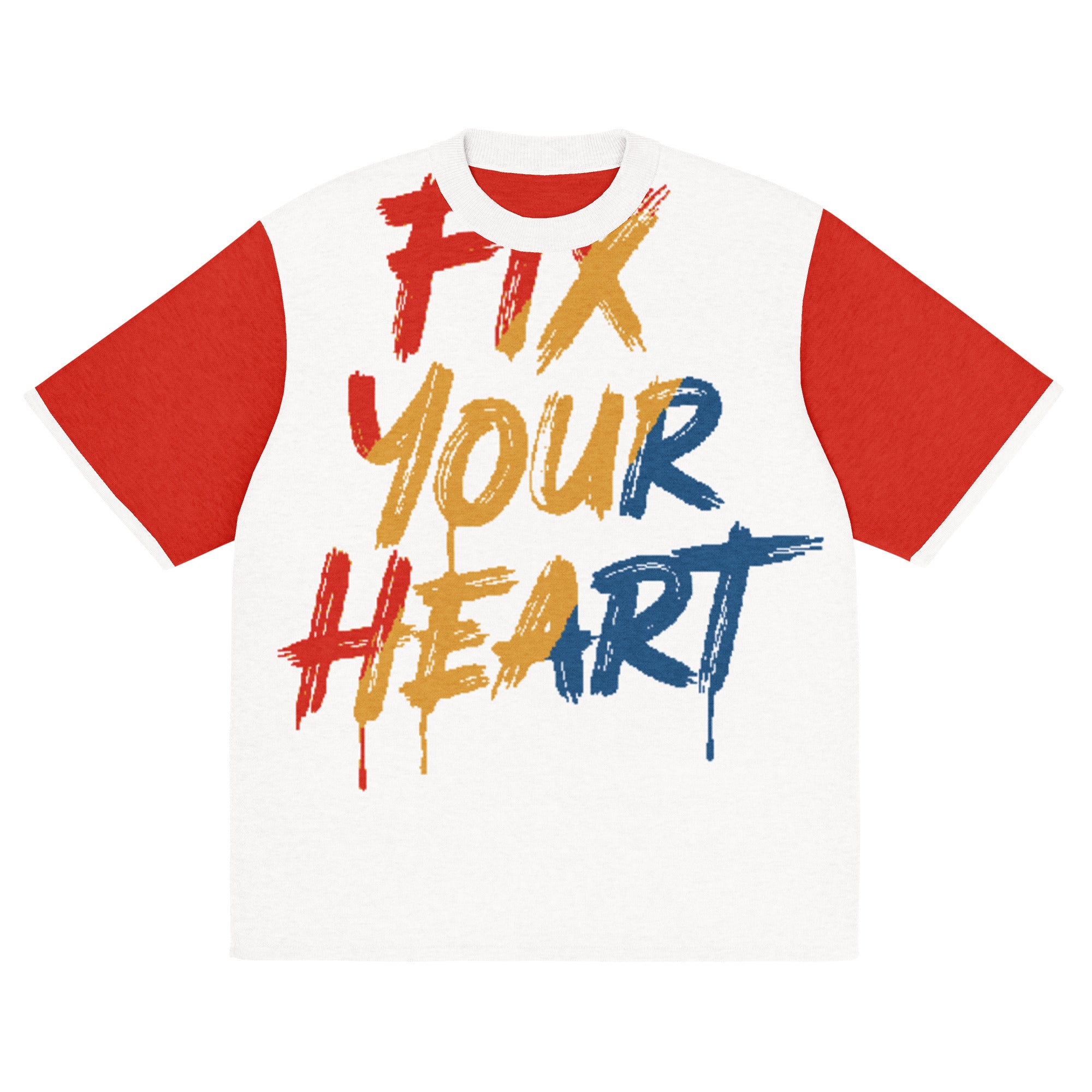 Fix Your Heart Knitted classic tee - ThatBoutqiueStore