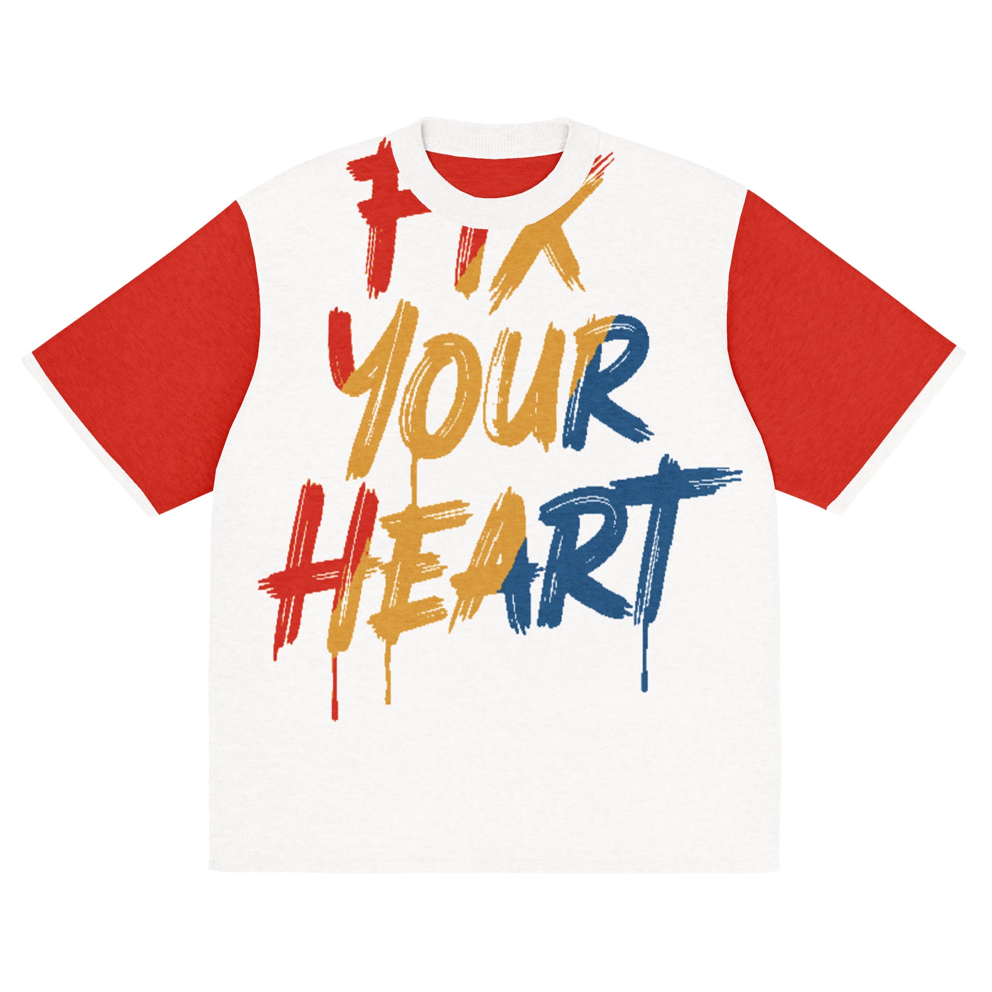 Fix Your Heart Knitted classic tee - ThatBoutqiueStore