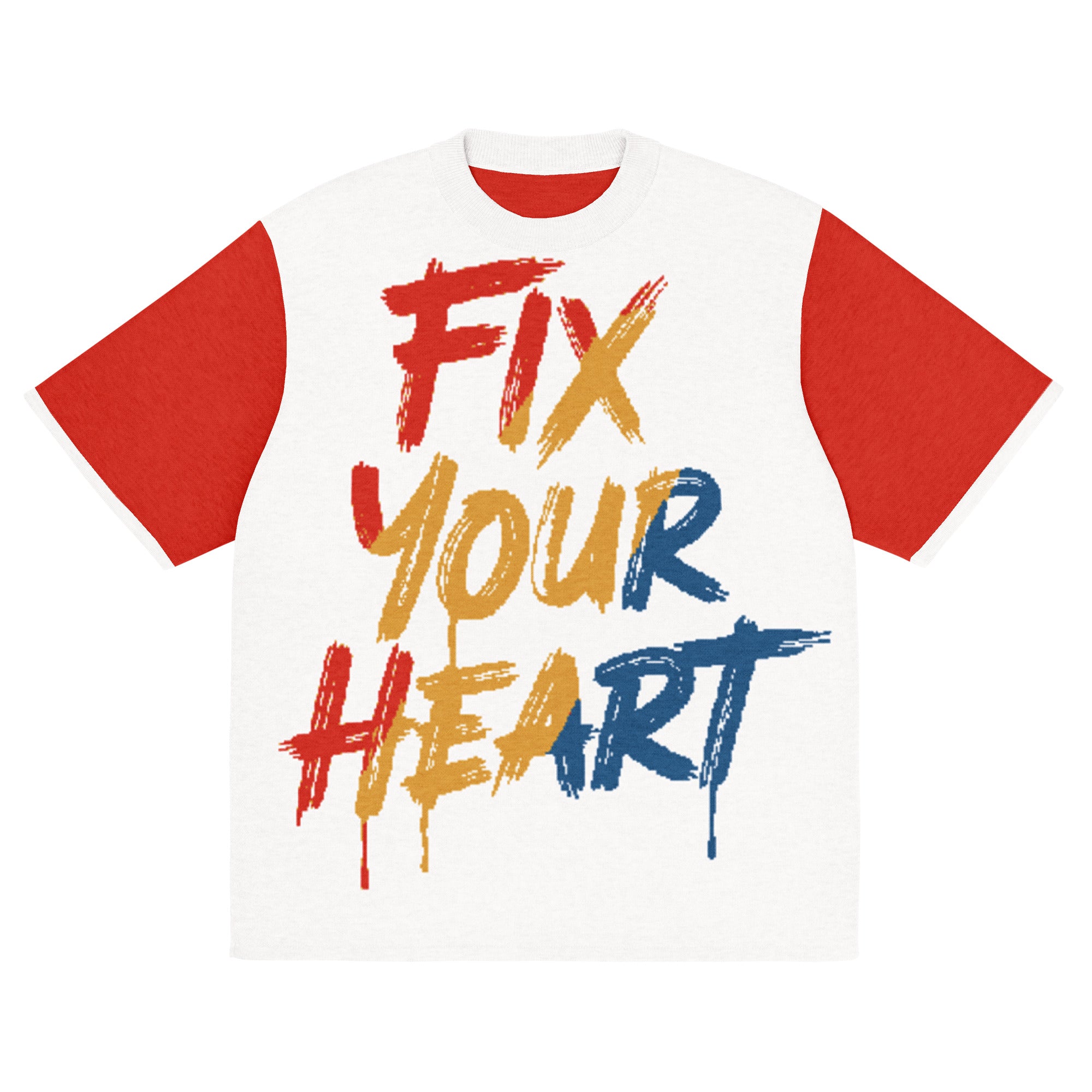 Fix Your Heart Knitted classic tee - ThatBoutqiueStore