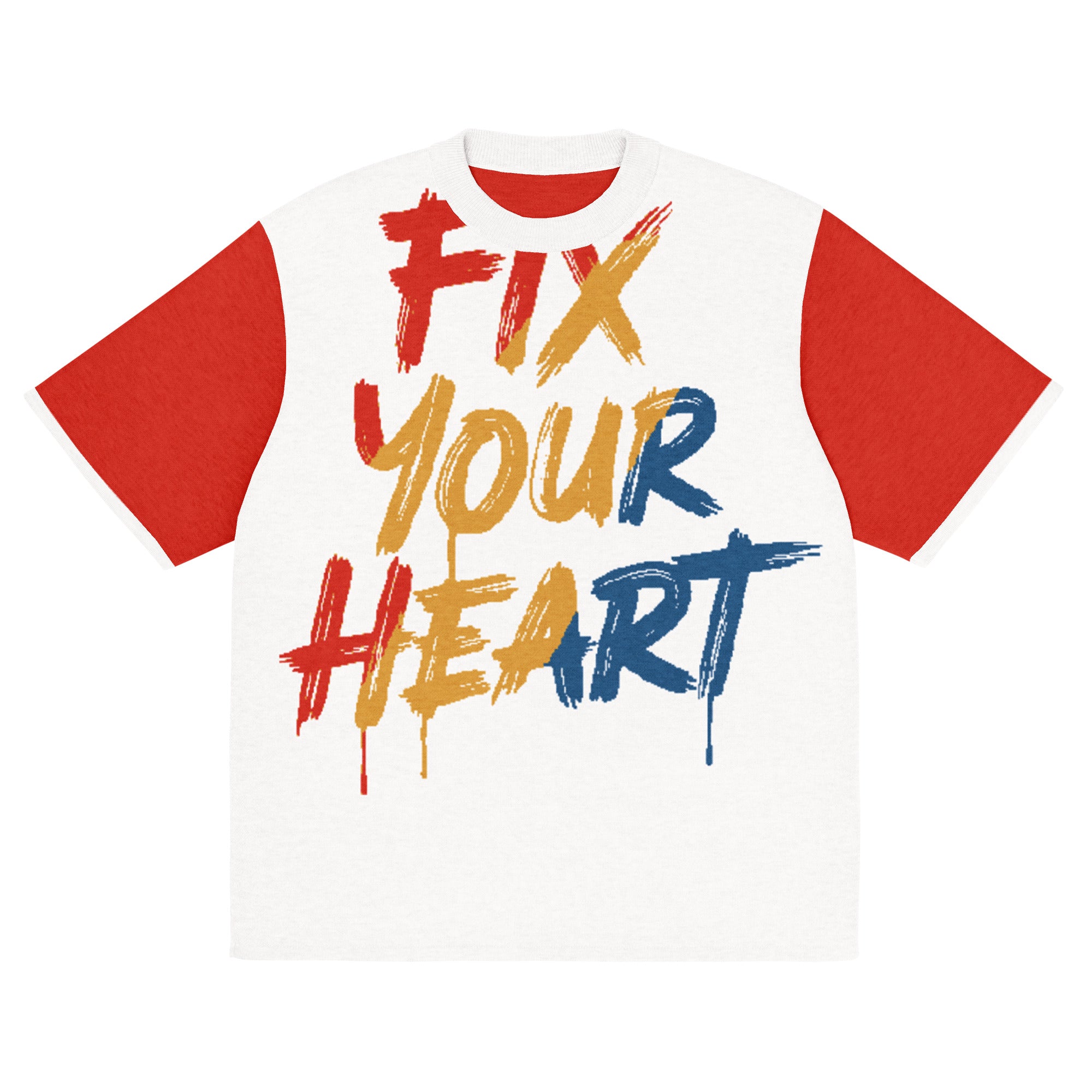 Fix Your Heart Knitted classic tee - ThatBoutqiueStore