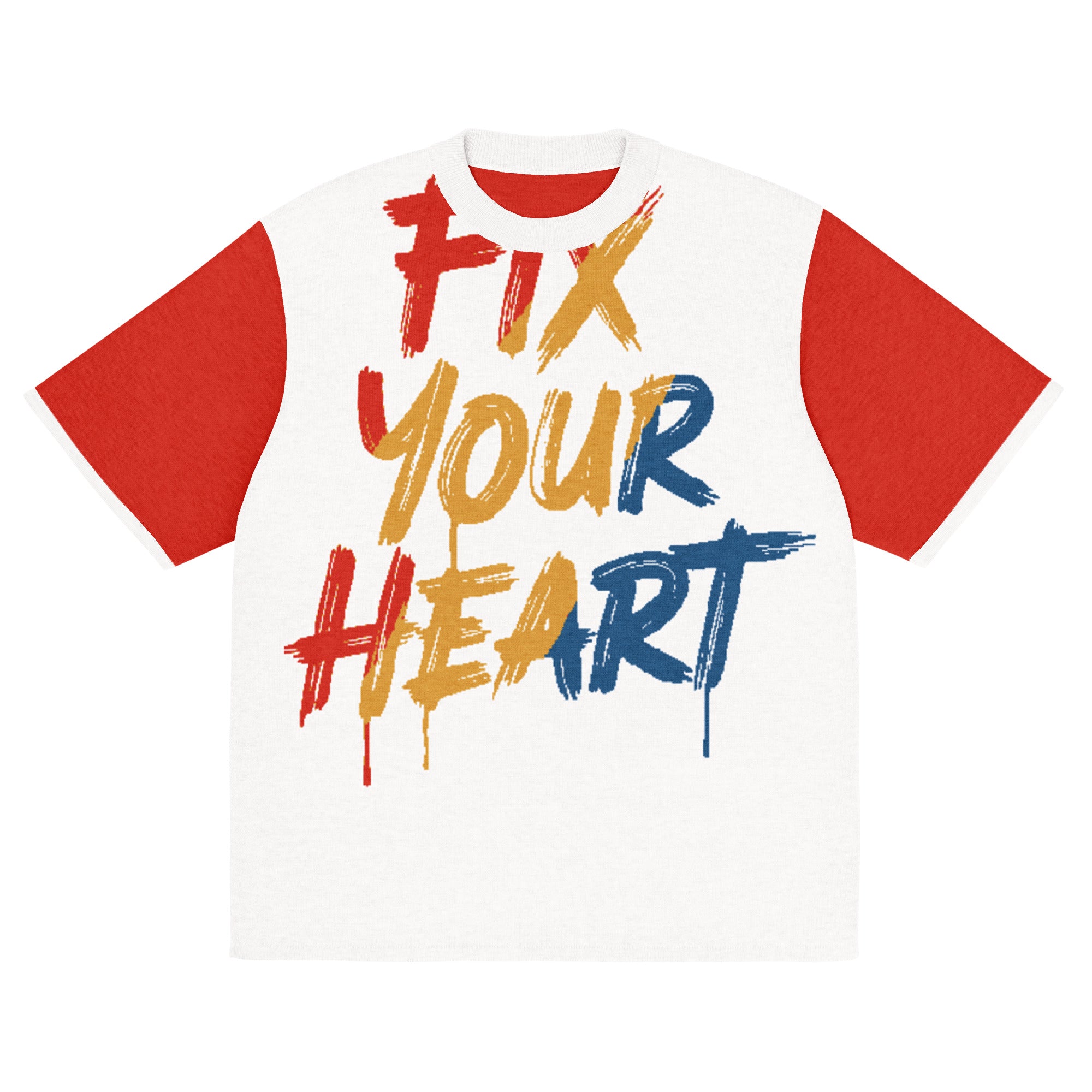 Fix Your Heart Knitted classic tee - ThatBoutqiueStore