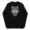 Wolf Print Long Sleeve Shirt - ThatBoutqiueStore