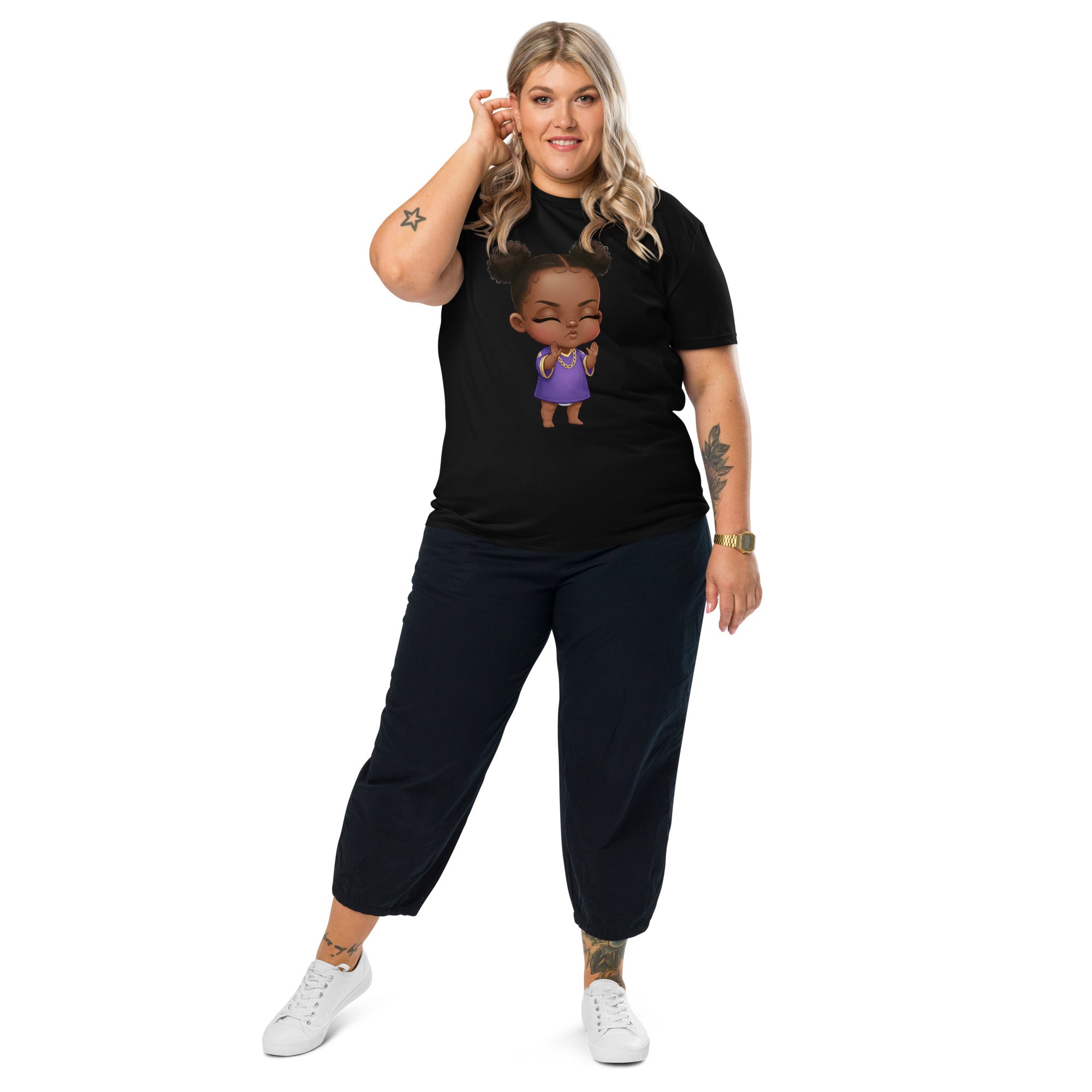 Lil Sasshole Pray With Me Dont Play With me Unisex Organic Cotton Creator 2.0 T-Shirt - ThatBoutqiueStore