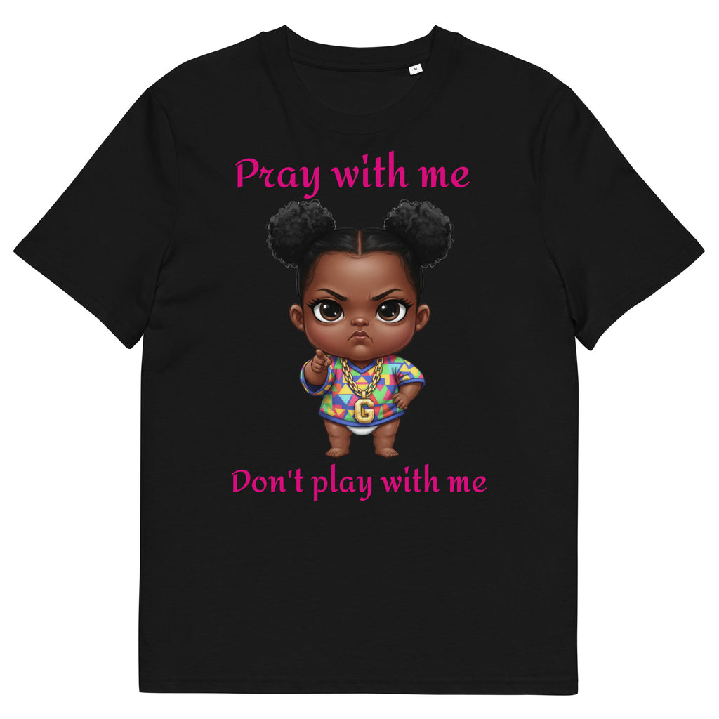 SassholeNation Pray Dont Play Unisex Organic Cotton Creator 2.0 T-Shirt - ThatBoutqiueStore