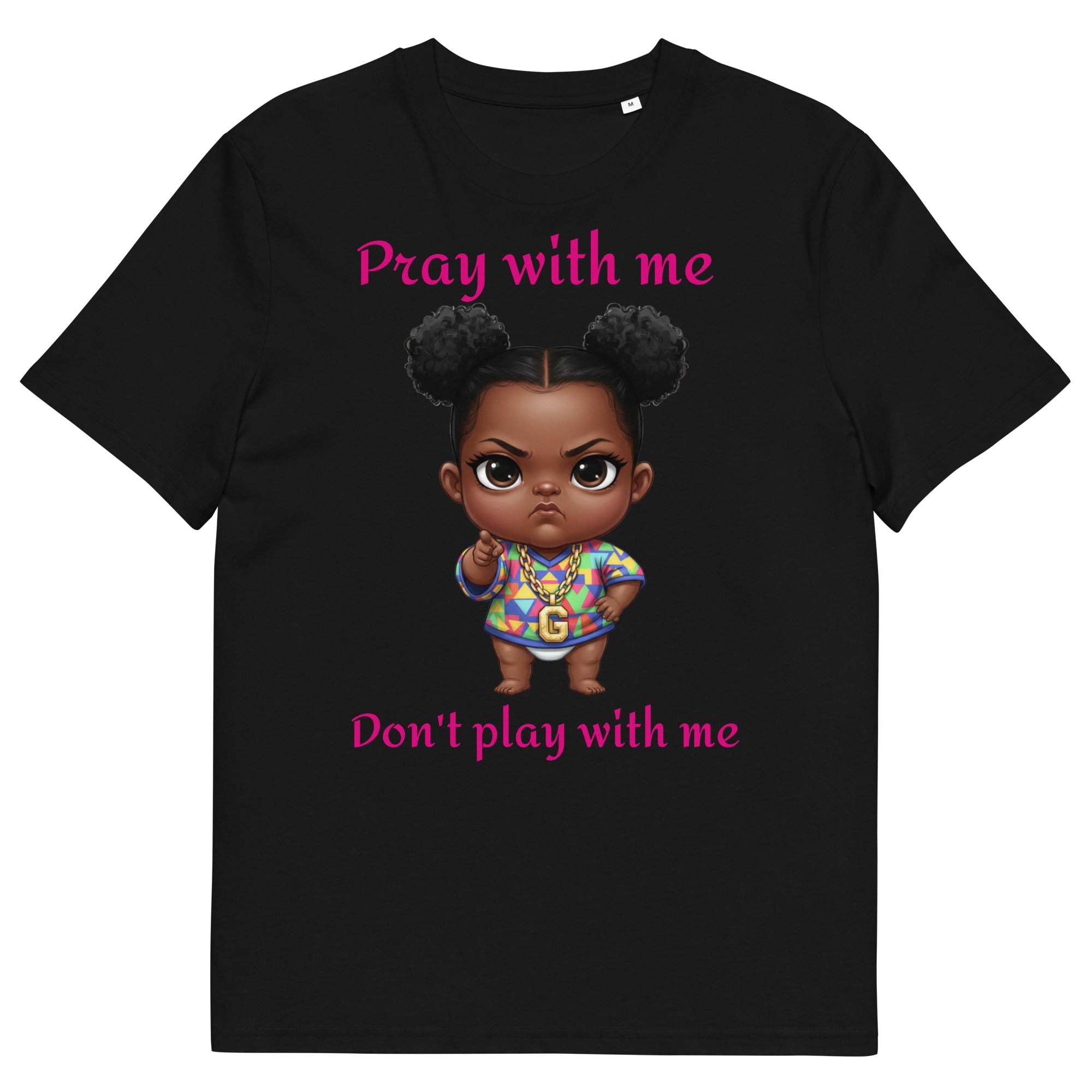 SassholeNation Pray Dont Play Unisex Organic Cotton Creator 2.0 T-Shirt - ThatBoutqiueStore
