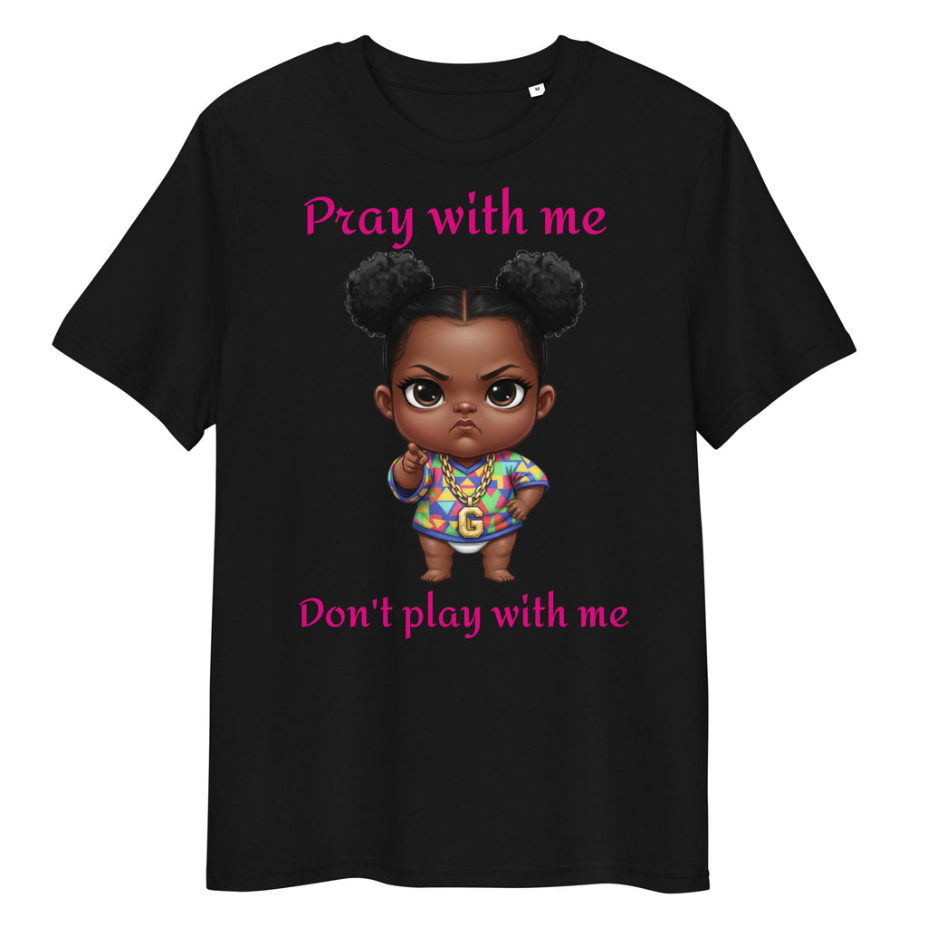 SassholeNation Pray Dont Play Unisex Organic Cotton Creator 2.0 T-Shirt - ThatBoutqiueStore