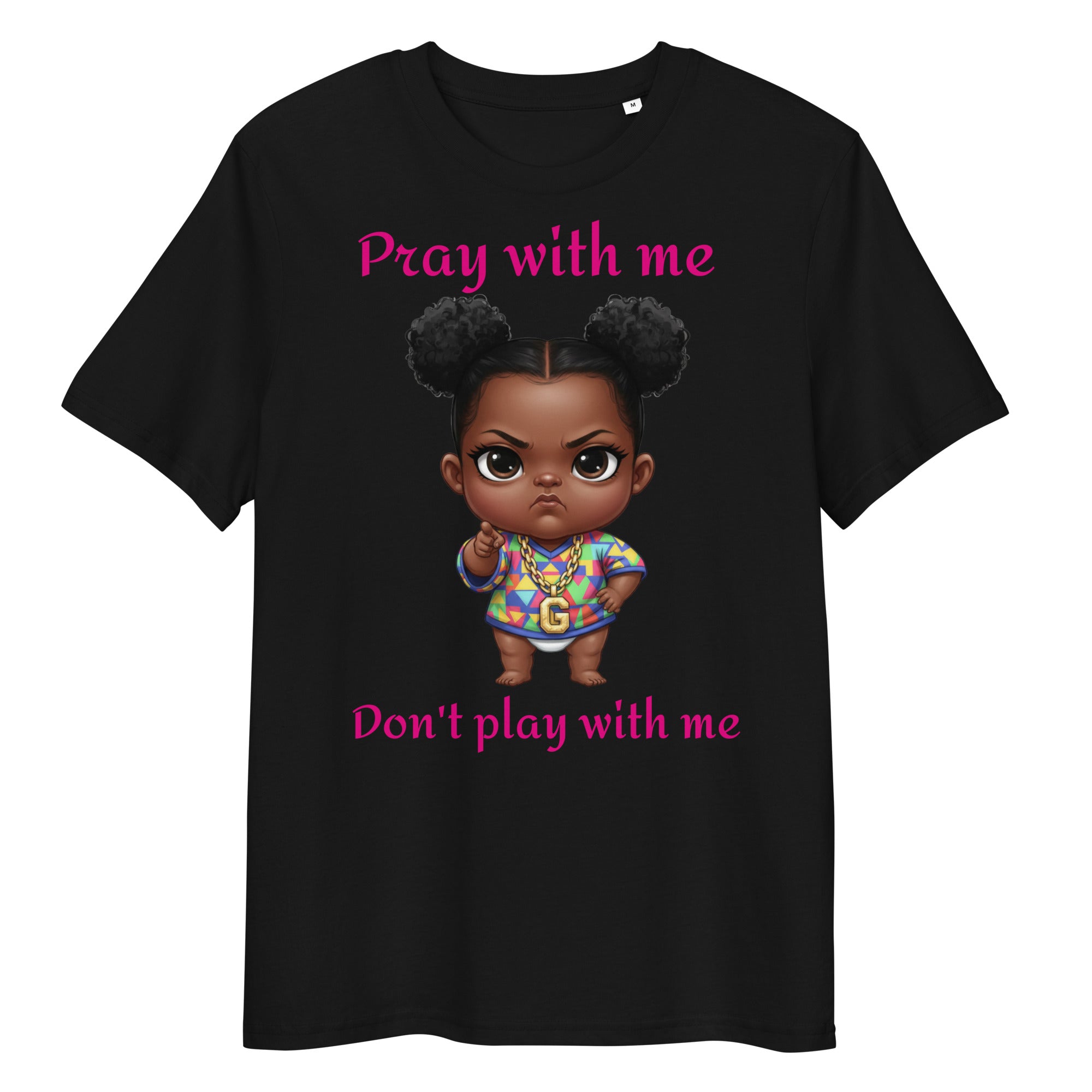 SassholeNation Pray Dont Play Unisex Organic Cotton Creator 2.0 T-Shirt - ThatBoutqiueStore