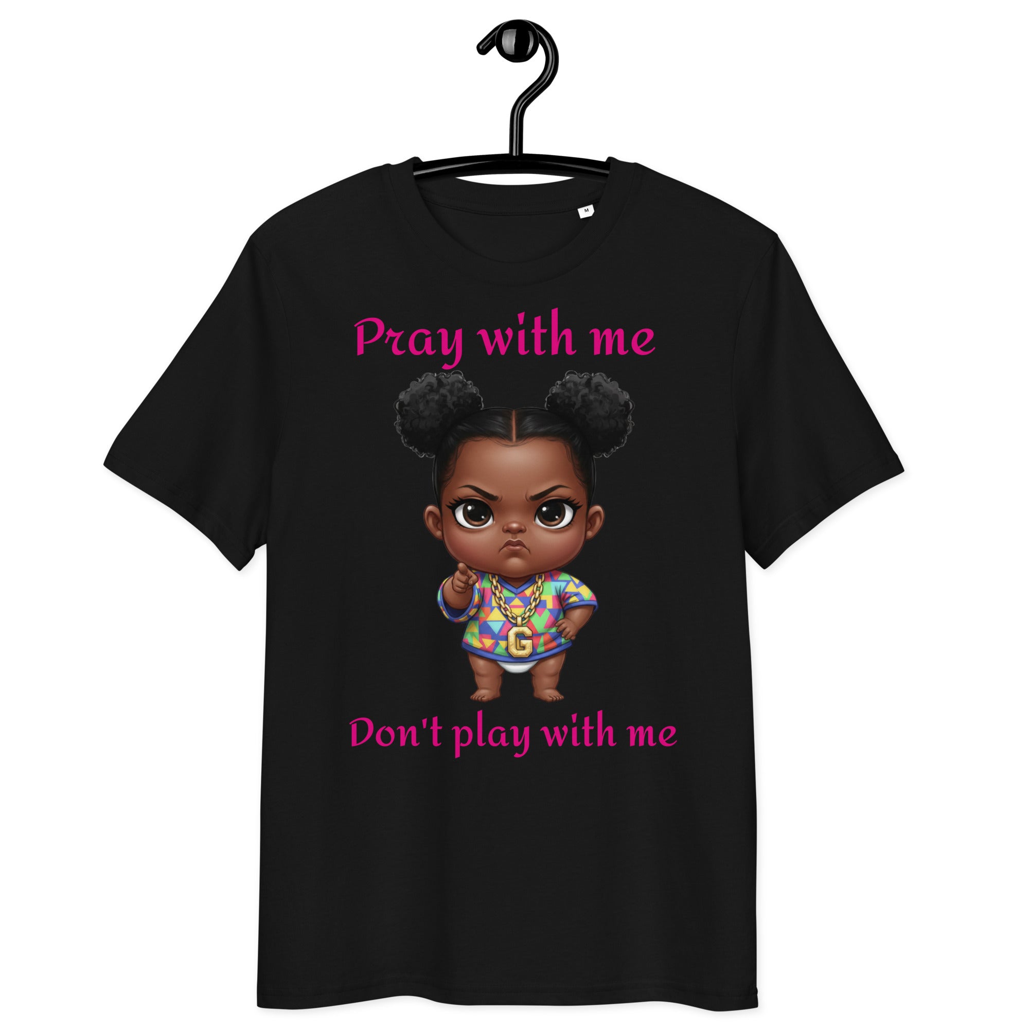 SassholeNation Pray Dont Play Unisex Organic Cotton Creator 2.0 T-Shirt - ThatBoutqiueStore