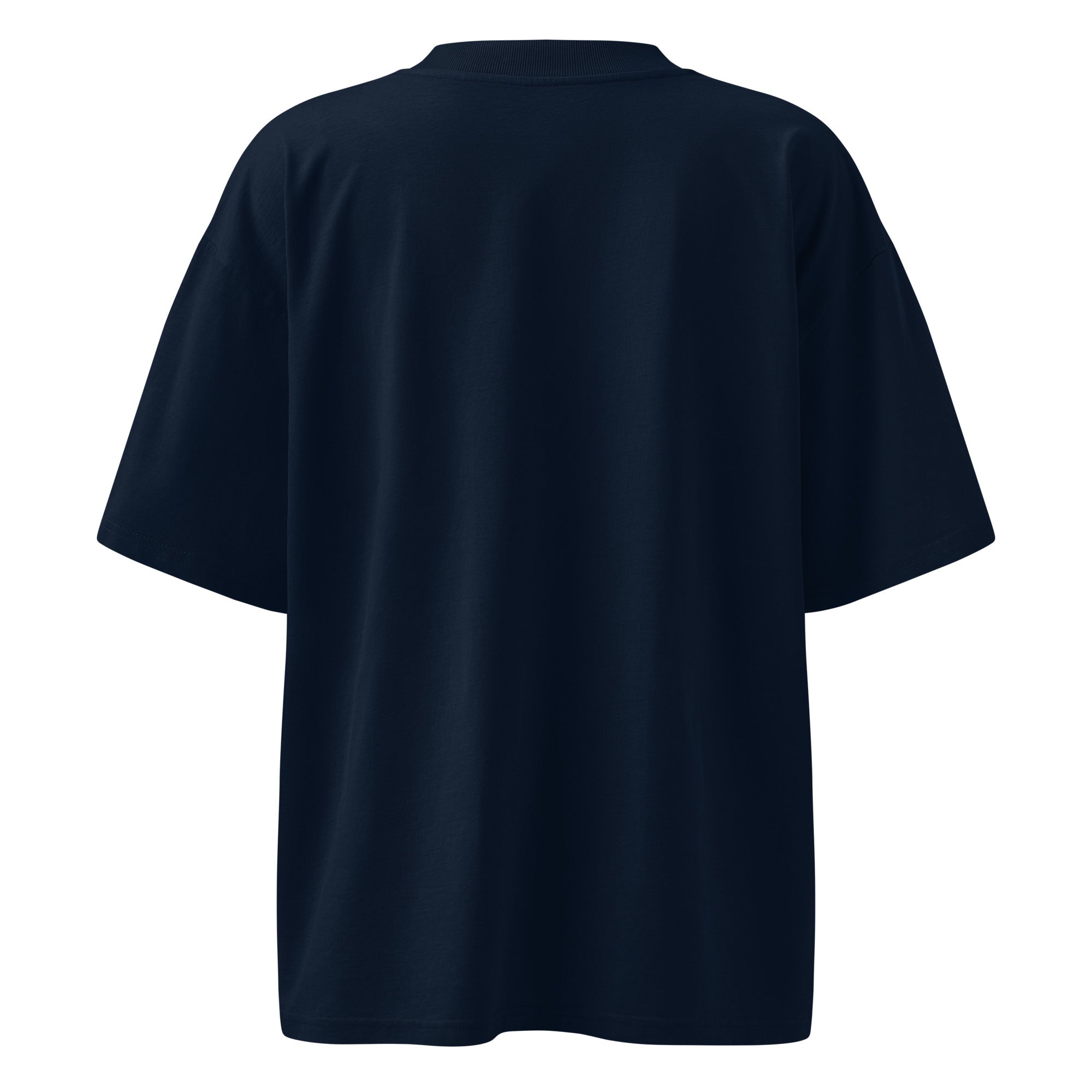 Howling Wolf Under the Stars Unisex organic oversized high neck t-shirt - ThatBoutqiueStore