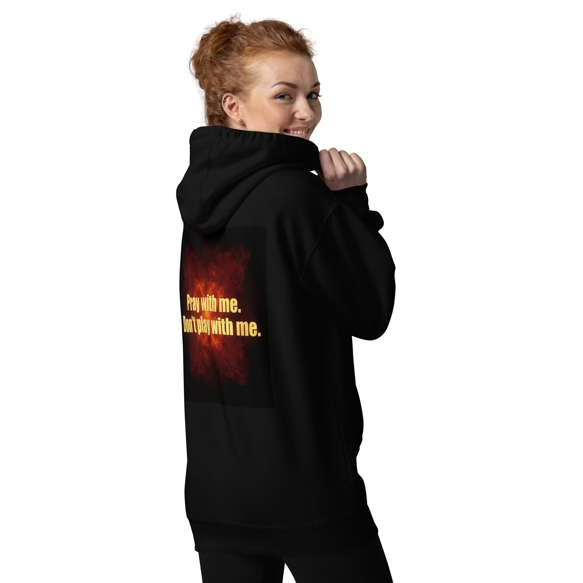 Pray With Me Don't Play With Me ft The Wolf Unisex Hoodie - ThatBoutqiueStore