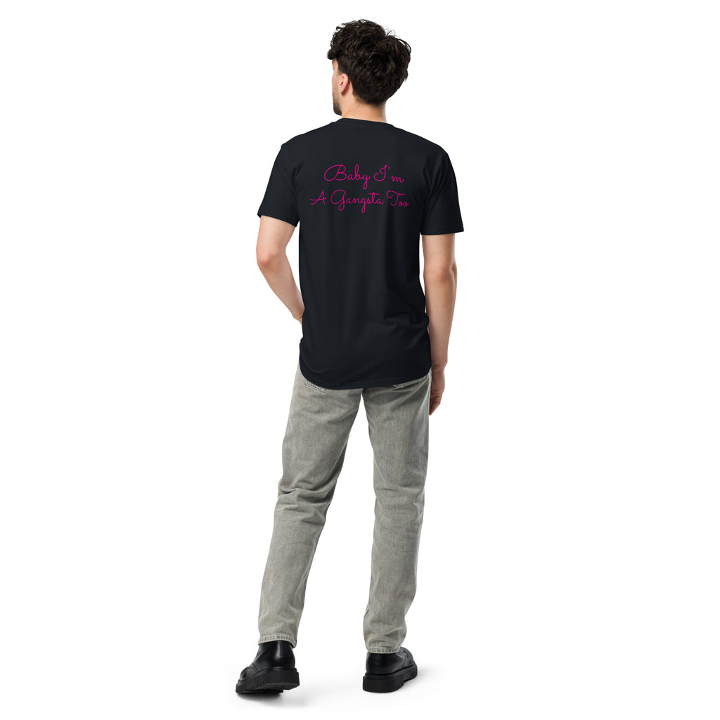 Plain text Baby I'm A Gangsta Too Unisex premium t-shirt - ThatBoutqiueStore